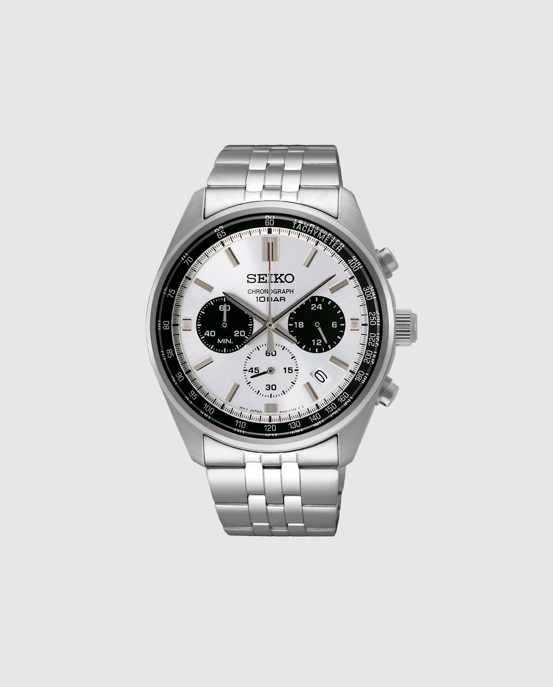 Imagen 0 de Reloj de hombre neo sports ssb425p1 de acero y correa plateada Plata