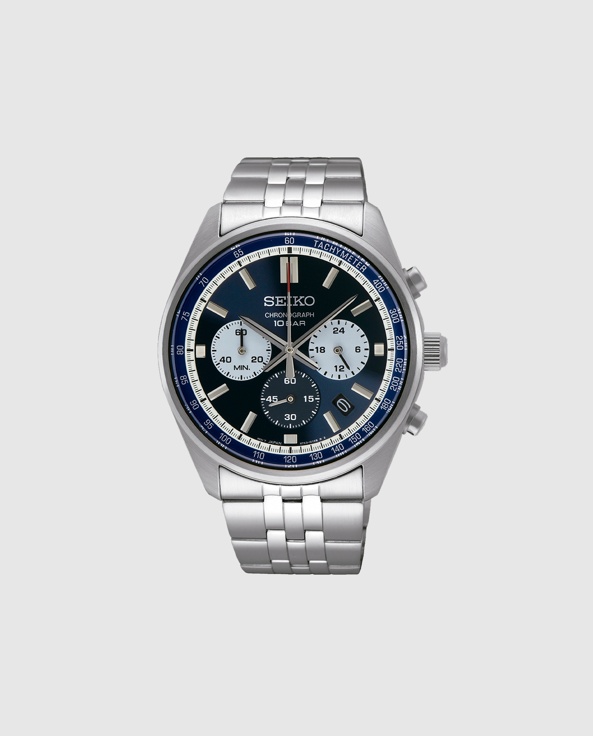 Imagen 0 de Reloj de hombre neo sports ssb427p1 de acero y correa plateada Plata