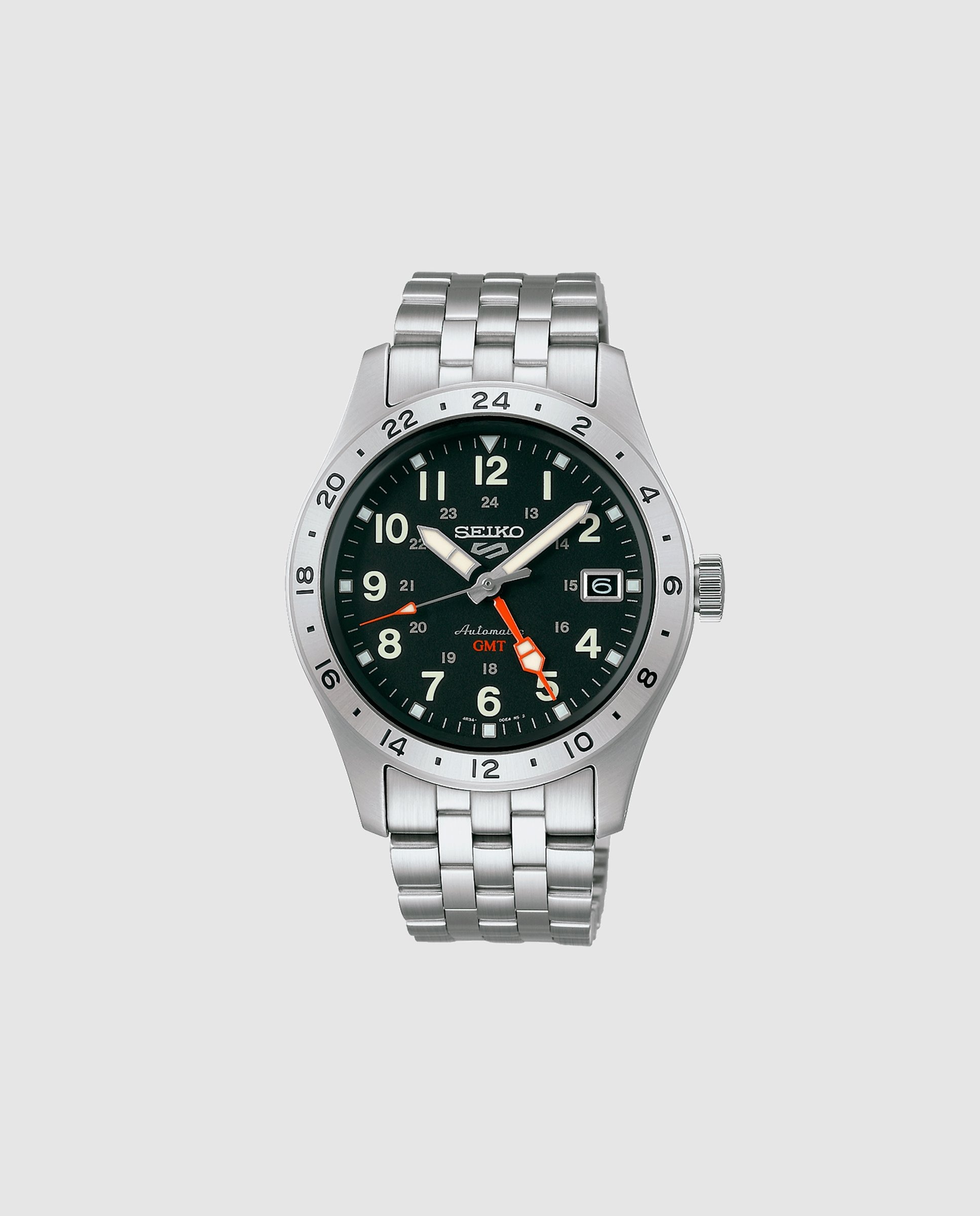 Imagen 0 de Reloj de hombre 5 sports ssk023k1 automático de acero y correa plateada Plata
