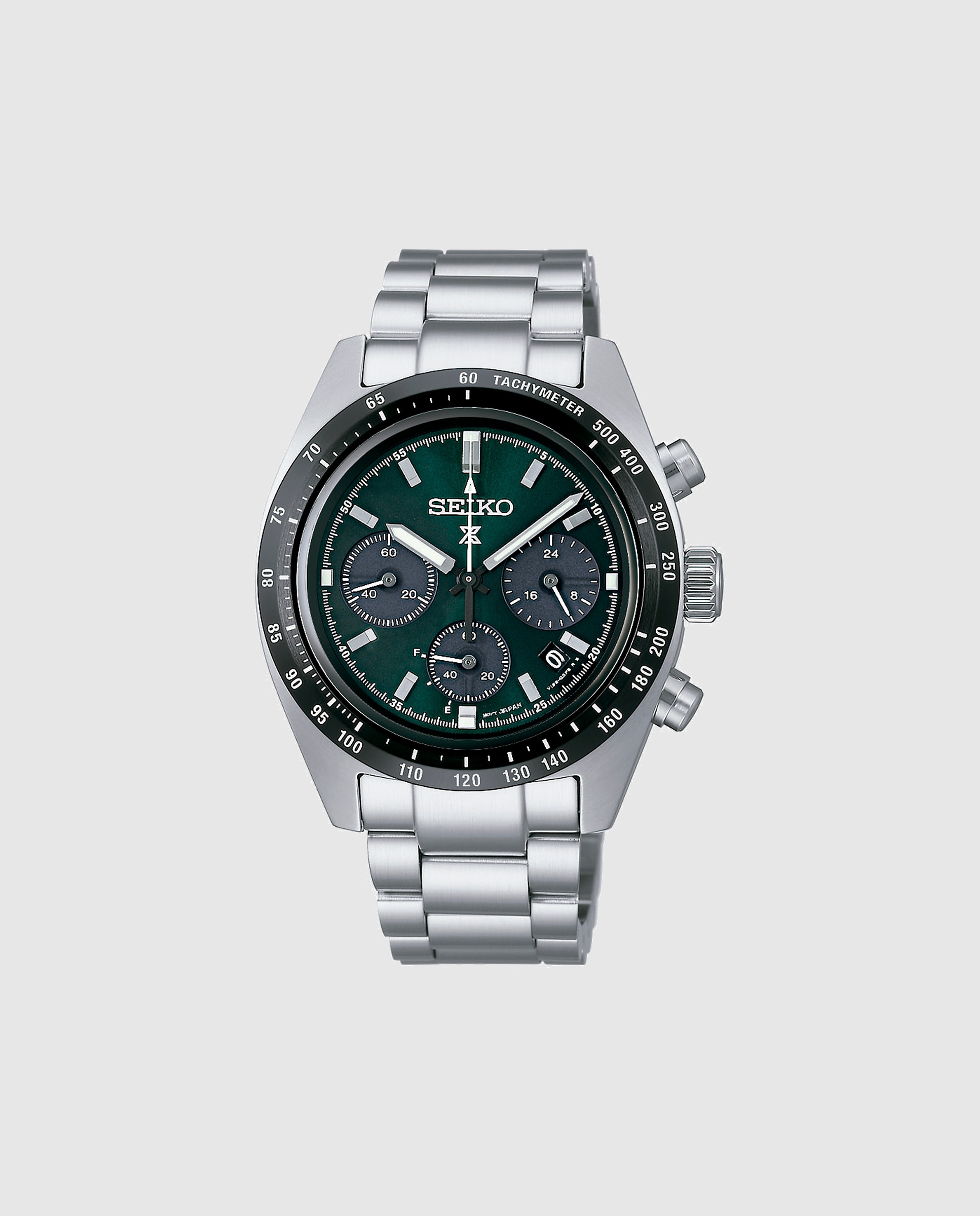 Reloj de hombre Prospex SSC933P1 de acero y correa plateada