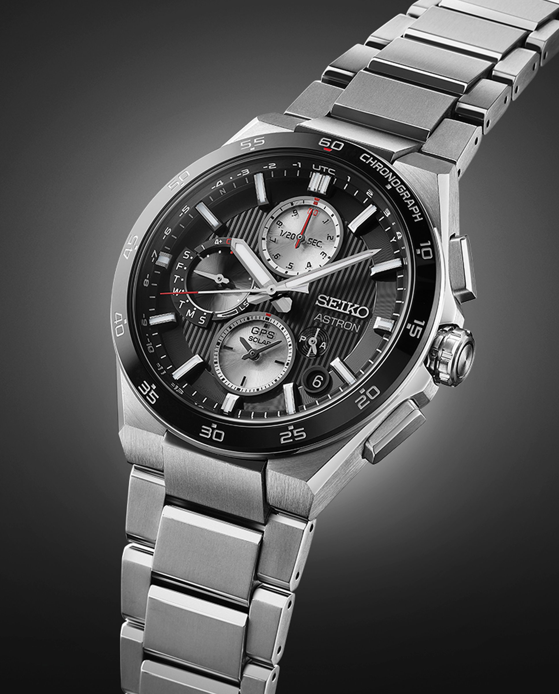 Reloj de hombre astron ssh151j1 de titanio y correa plateada - Seiko - Plata Plata-3