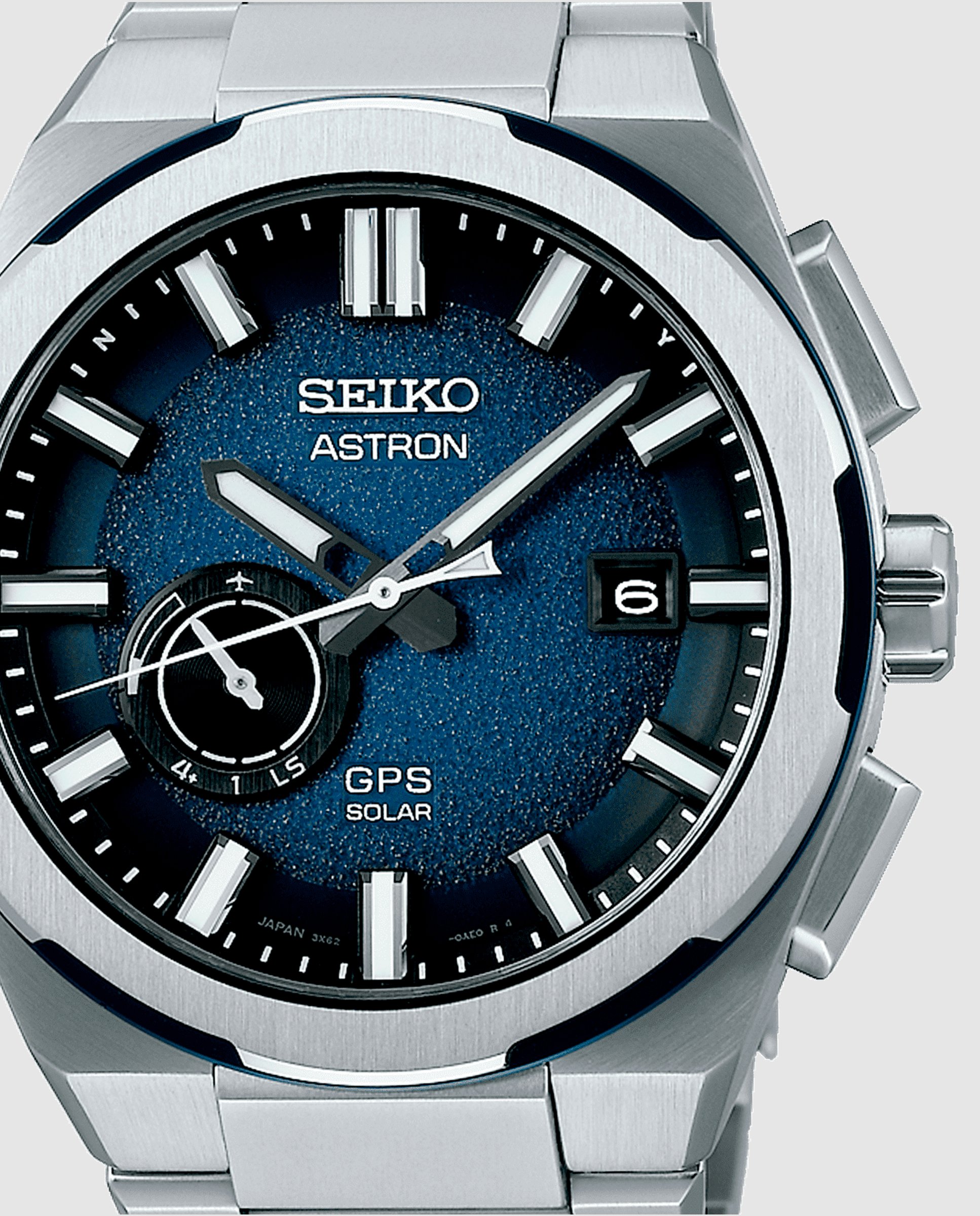 Reloj de hombre astron ssj023j1 de titanio y correa plateada - Seiko - Plata Plata-2