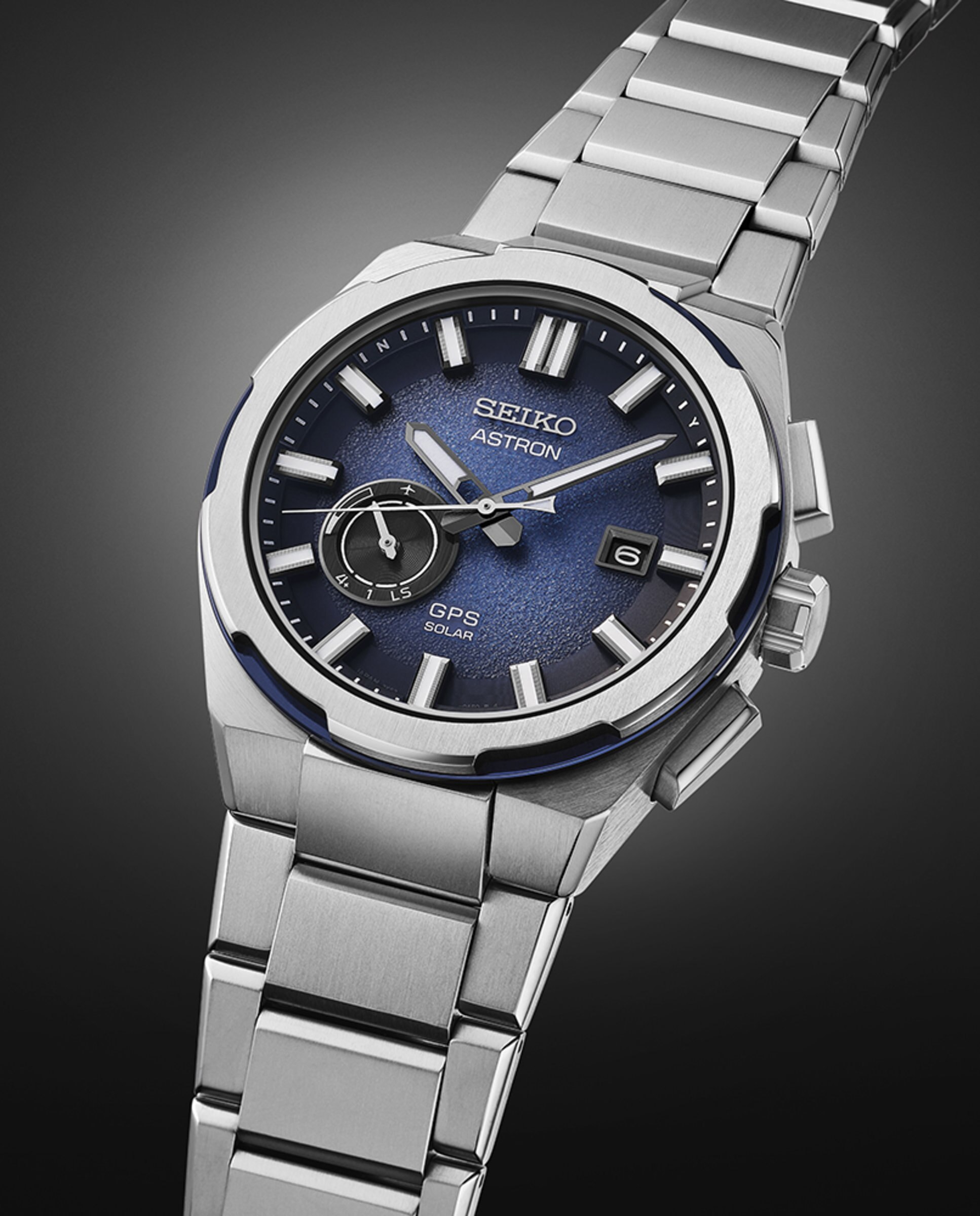 Reloj de hombre astron ssj023j1 de titanio y correa plateada - Seiko - Plata Plata-3