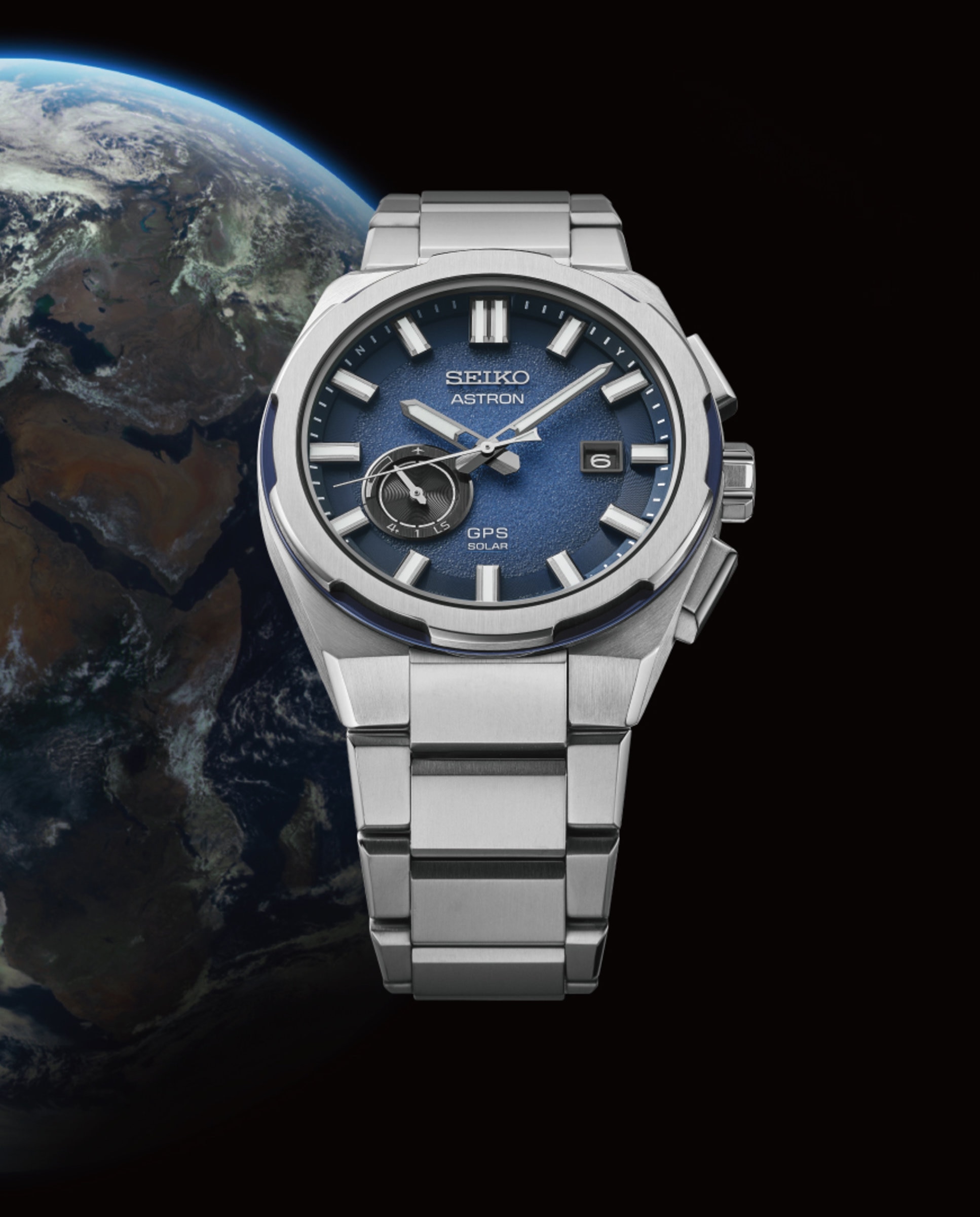 Reloj de hombre astron ssj023j1 de titanio y correa plateada - Seiko - Plata Plata-4