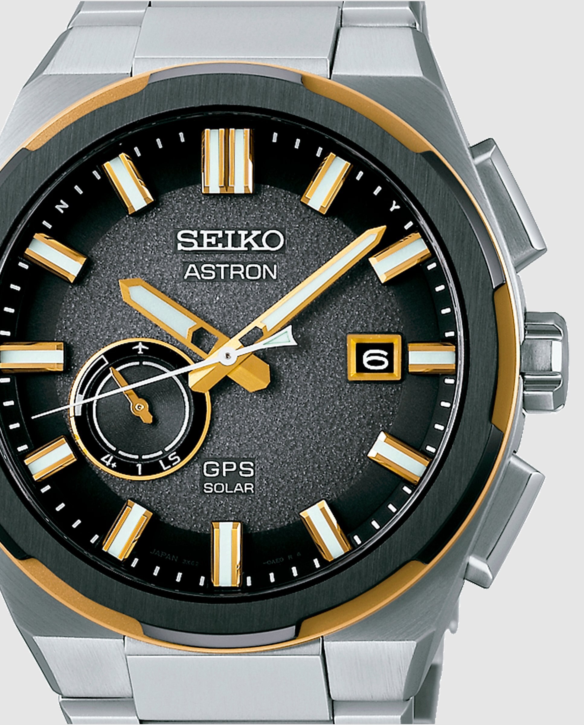 Reloj de hombre astron ssj026j1 de titanio y correa plateada - Seiko - Plata Plata-2