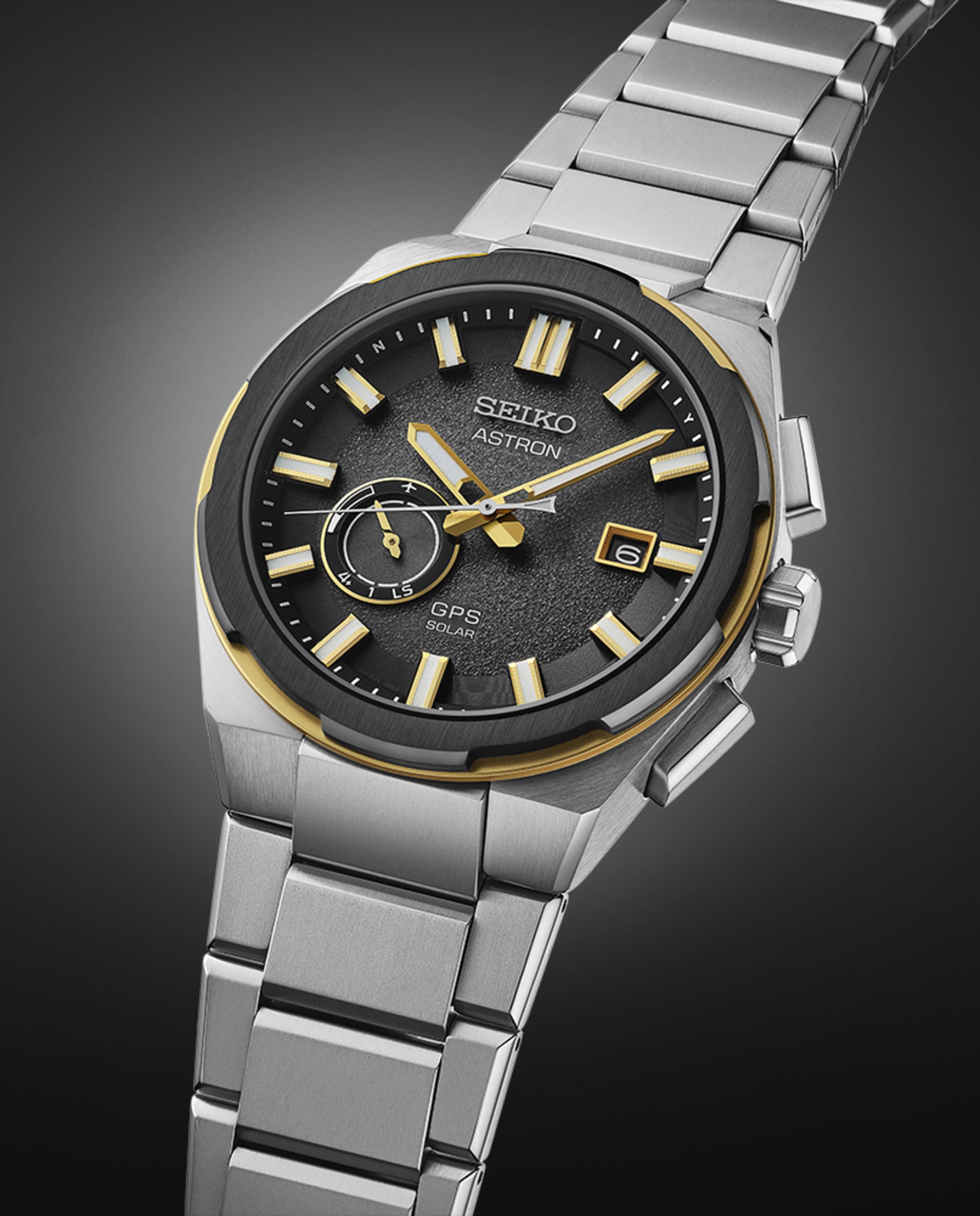 Reloj de hombre astron ssj026j1 de titanio y correa plateada - Seiko - Plata Plata-3