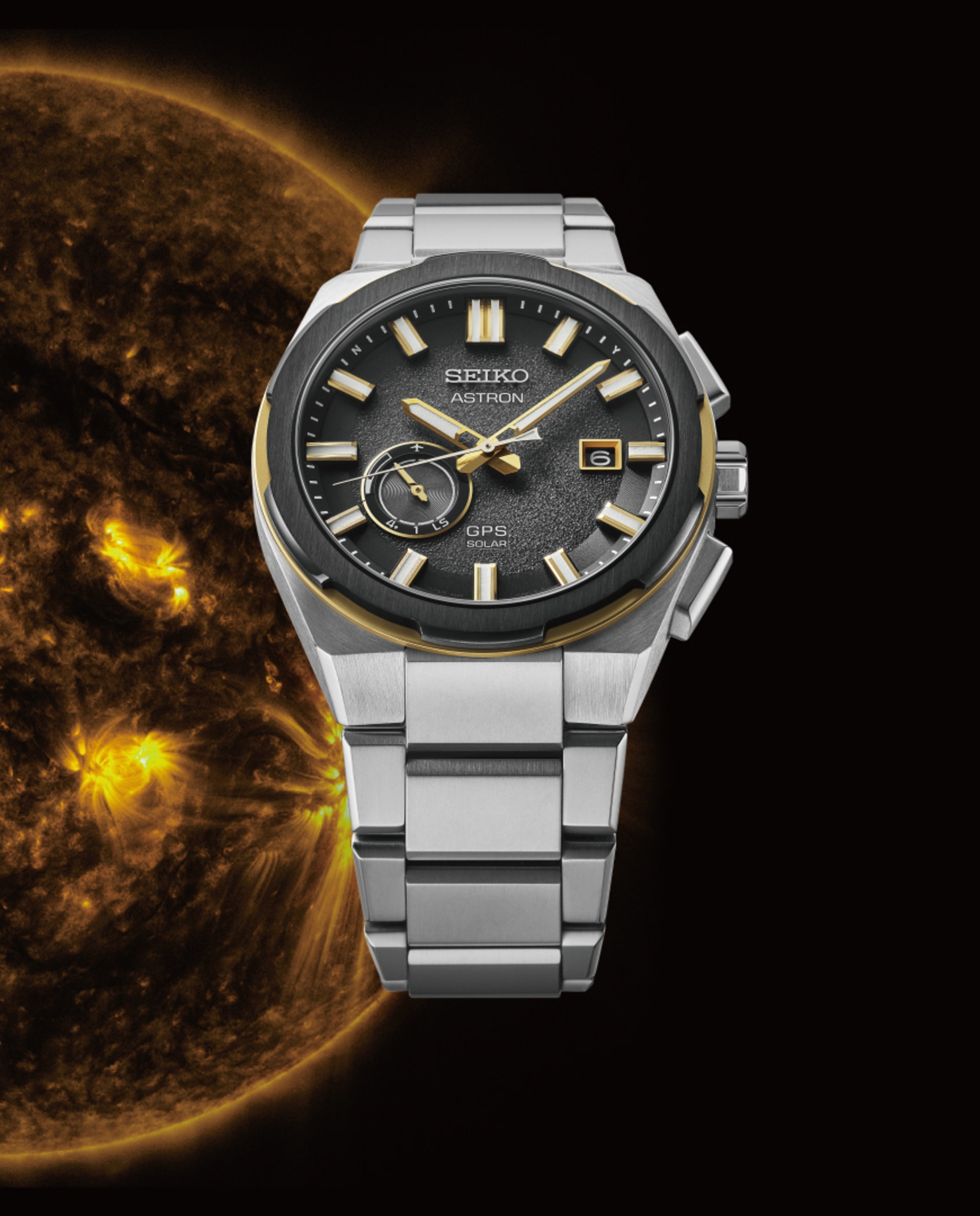 Reloj de hombre astron ssj026j1 de titanio y correa plateada - Seiko - Plata Plata-4