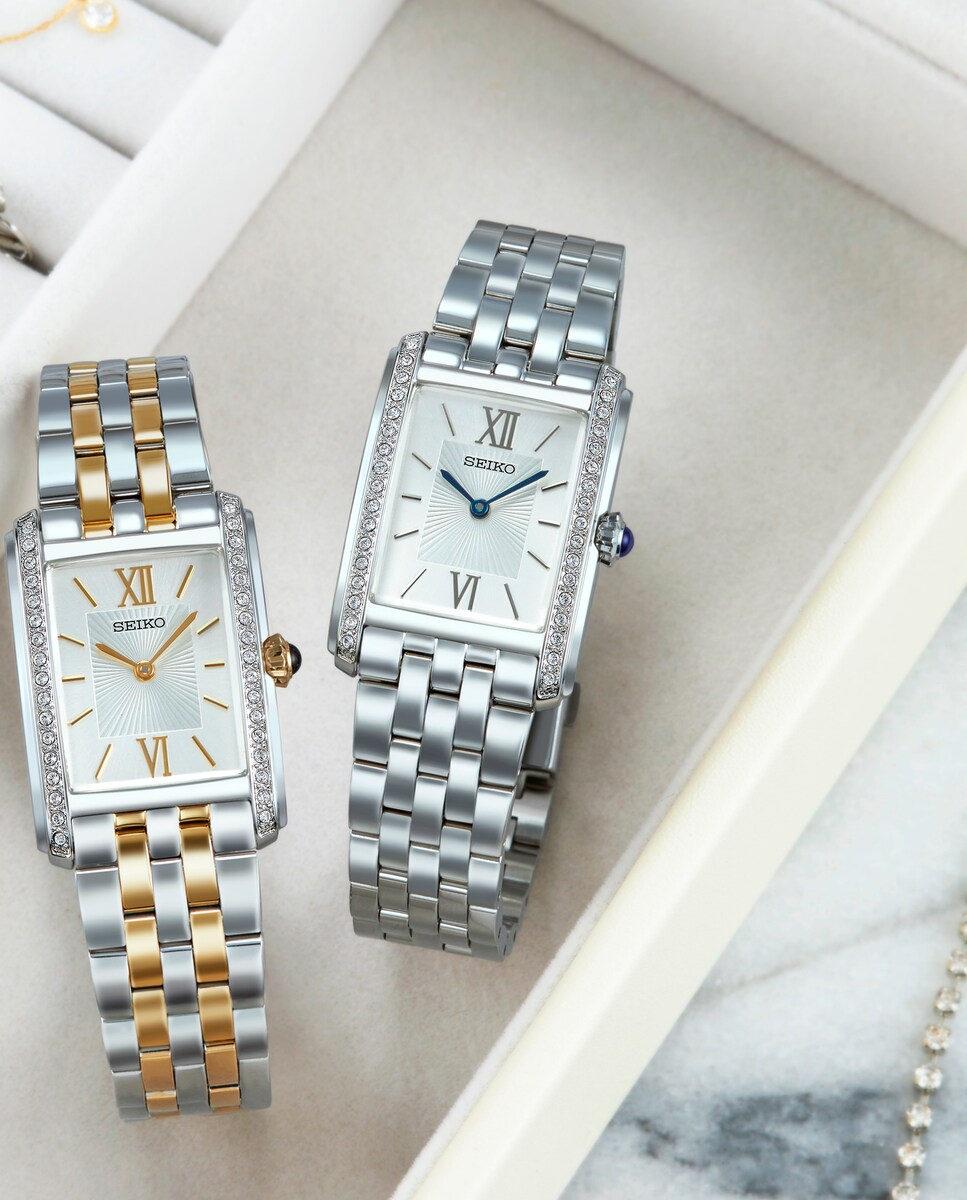 Reloj de mujer Ladies SWR091P1 de acero y correa plateada · Seiko