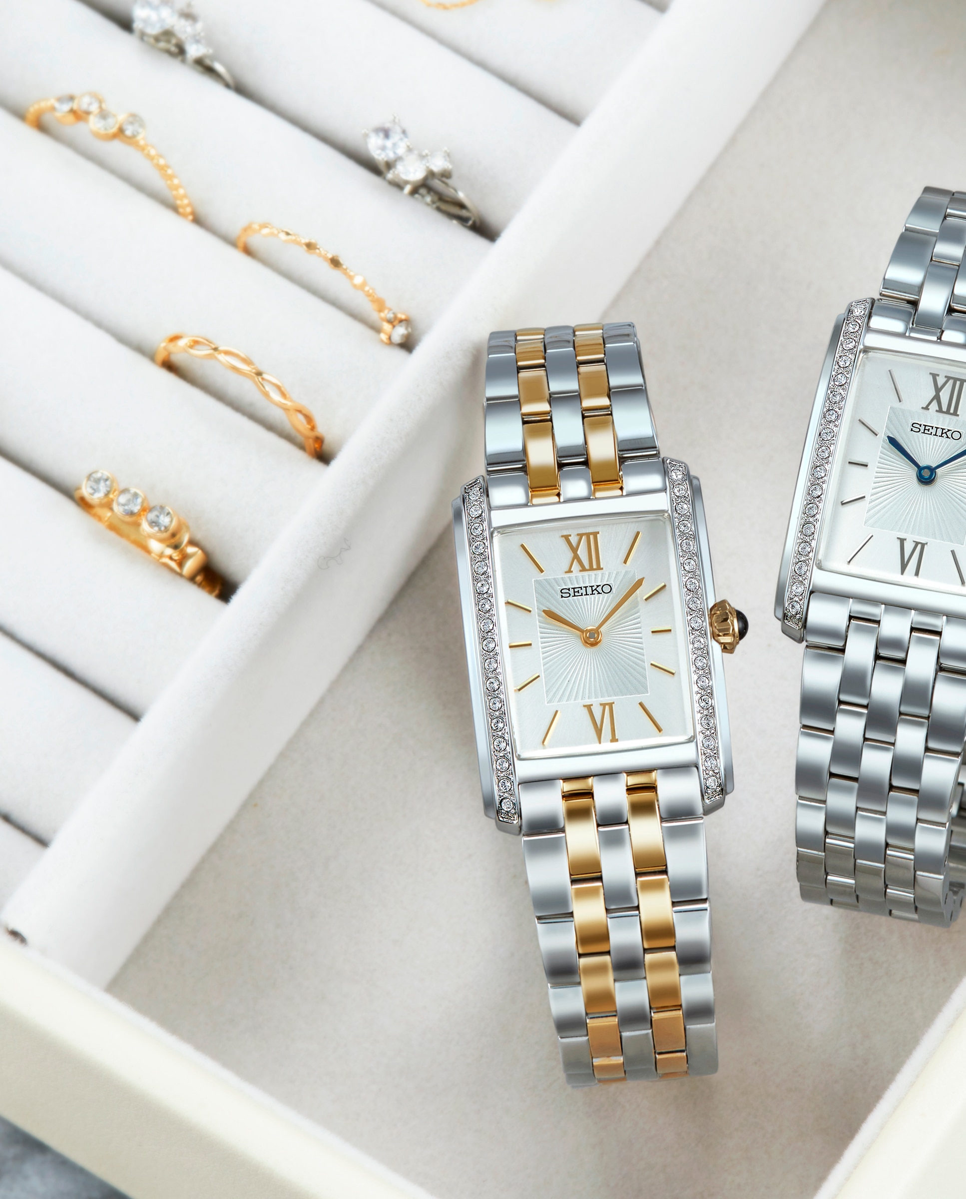 Reloj de mujer ladies swr093p1 de acero y correa plateada - Seiko - Plata Plata-3