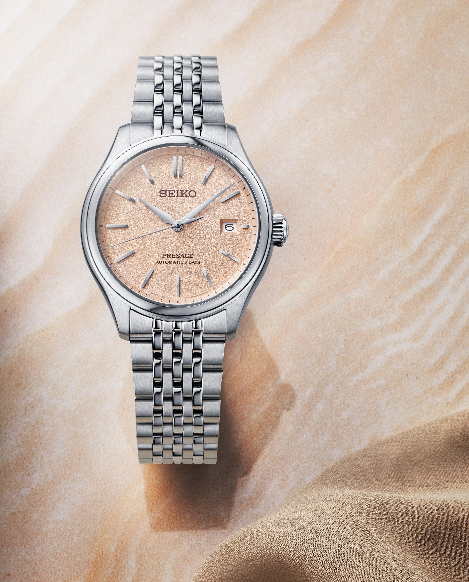Imagen 5 de Reloj de hombre presage spb467j1 automático de acero y correa plateada - Seiko - Plata Plata