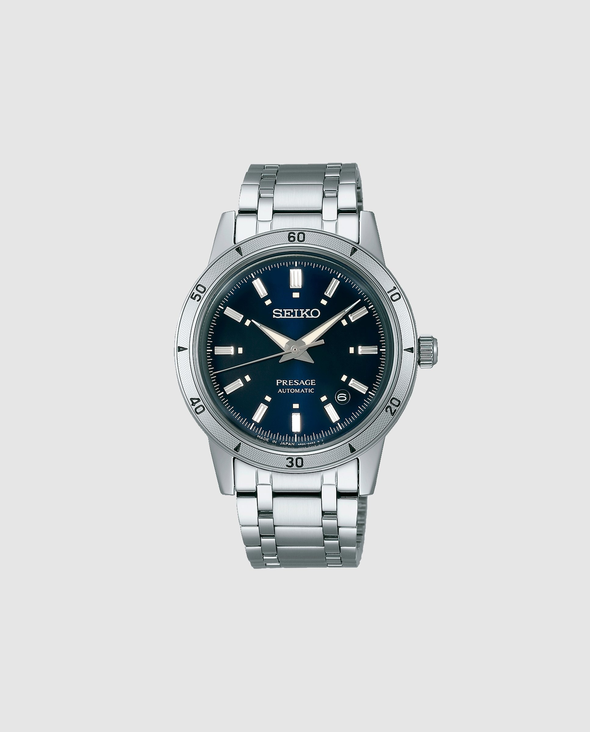 Imagen 0 de Reloj de hombre presage srpl07j1 automático de acero y correa plateada Plata
