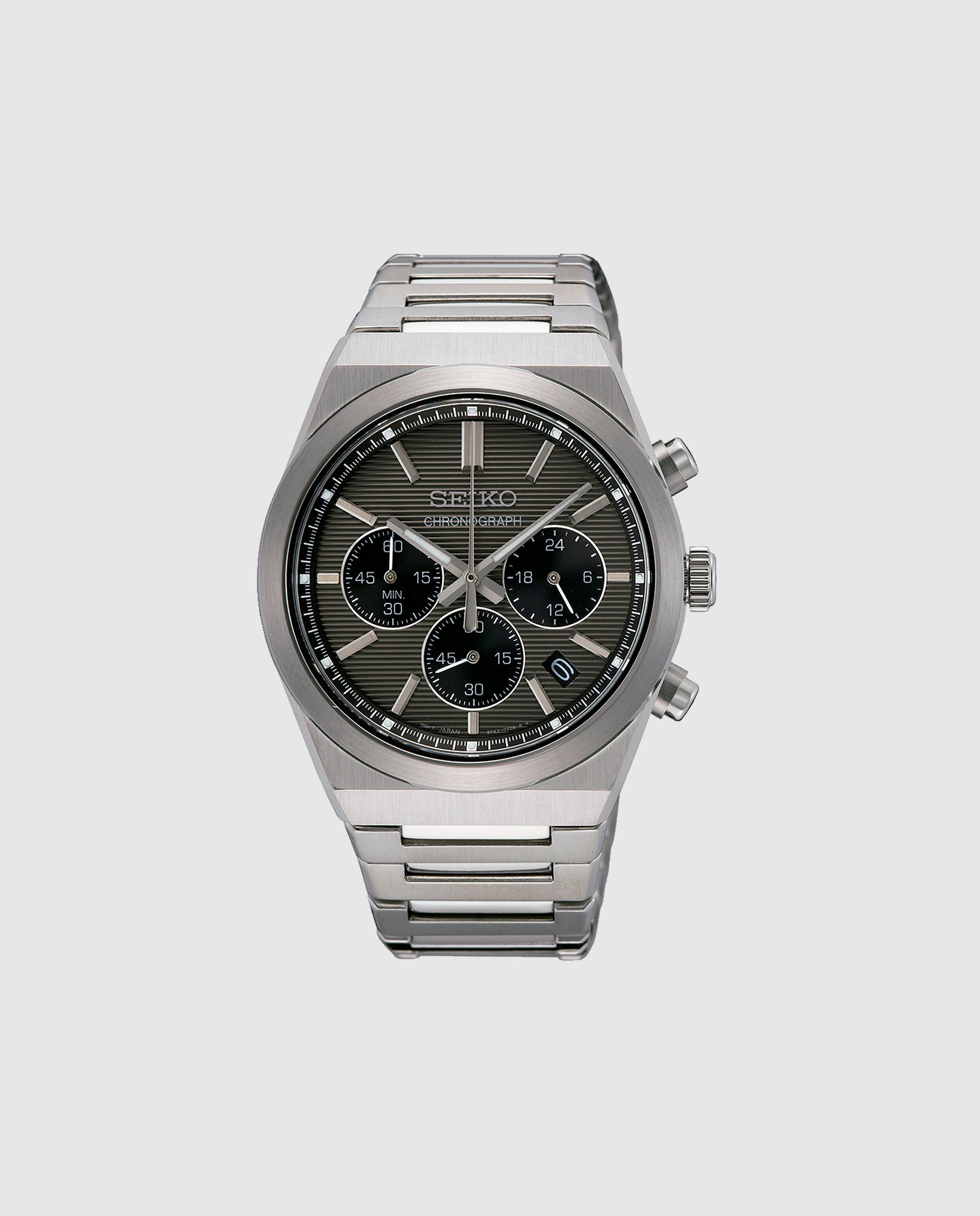 Imagen 0 de Reloj de hombre neo classic ssb455p1 de acero y correa plateada Plata