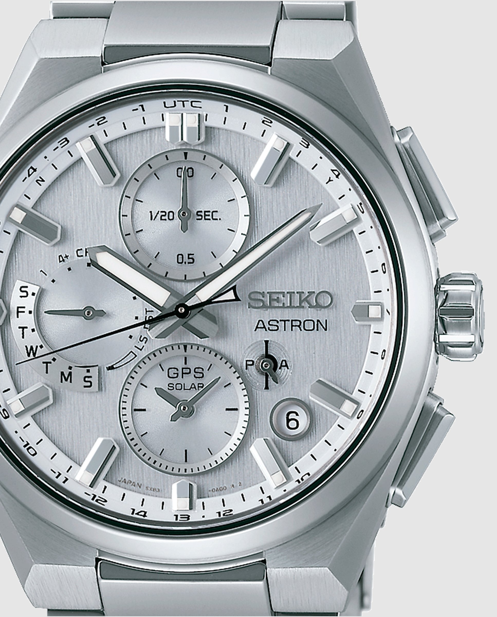 Reloj de hombre astron ssh159j1 de titanio y correa plateada - Seiko - Plata Plata-2