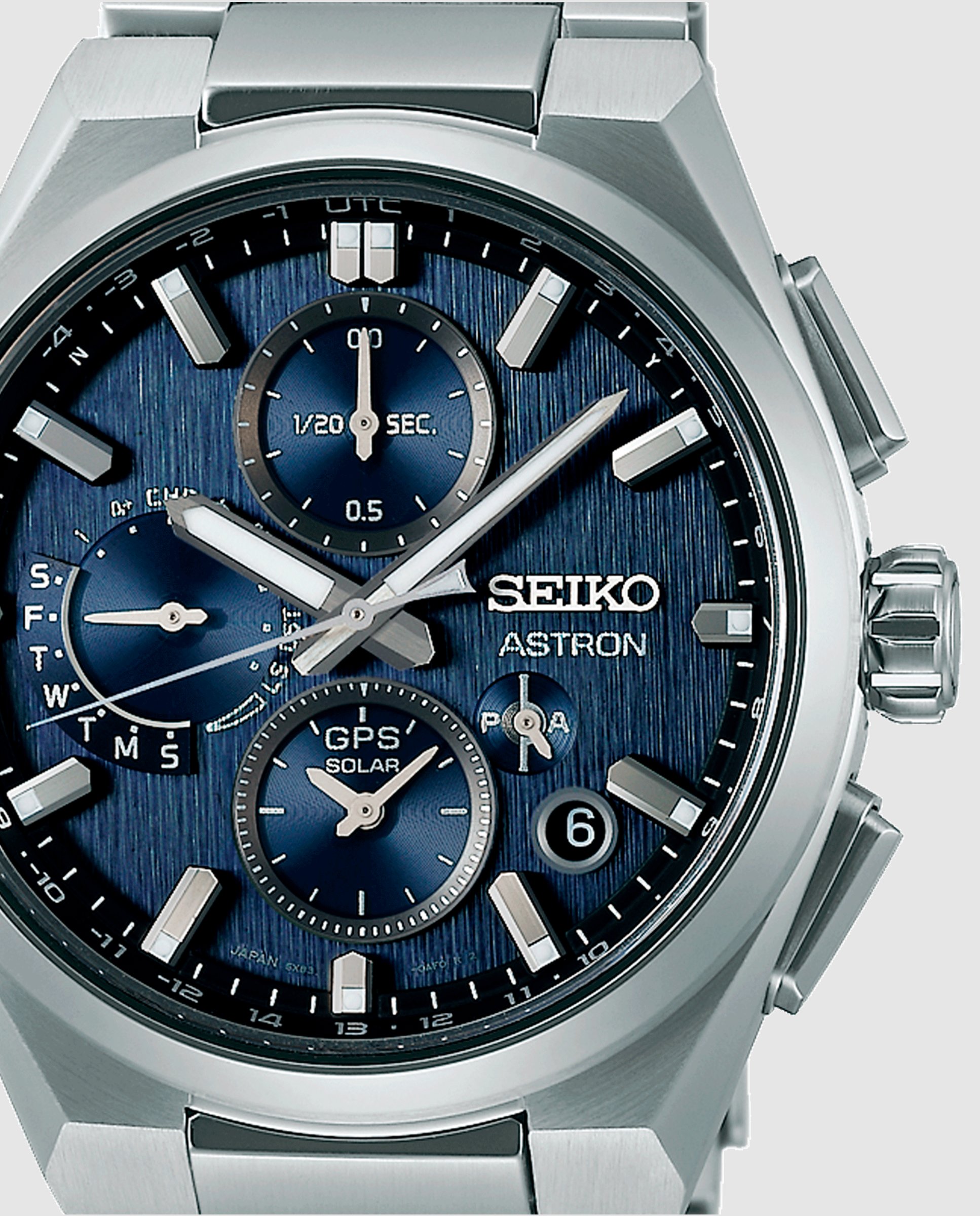 Reloj de hombre astron ssh161j1 de titanio y correa plateada - Seiko - Plata Plata-2