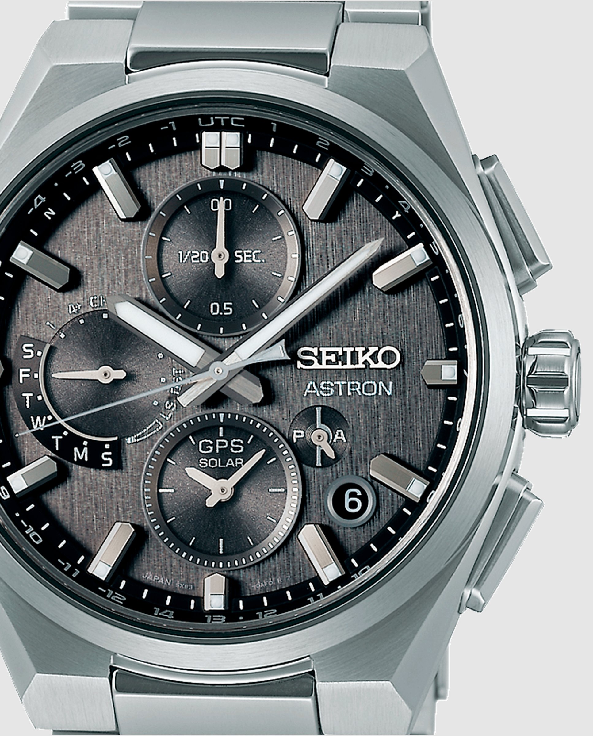 Reloj de hombre astron ssh163j1 de titanio y correa plateada - Seiko - Plata Plata-2