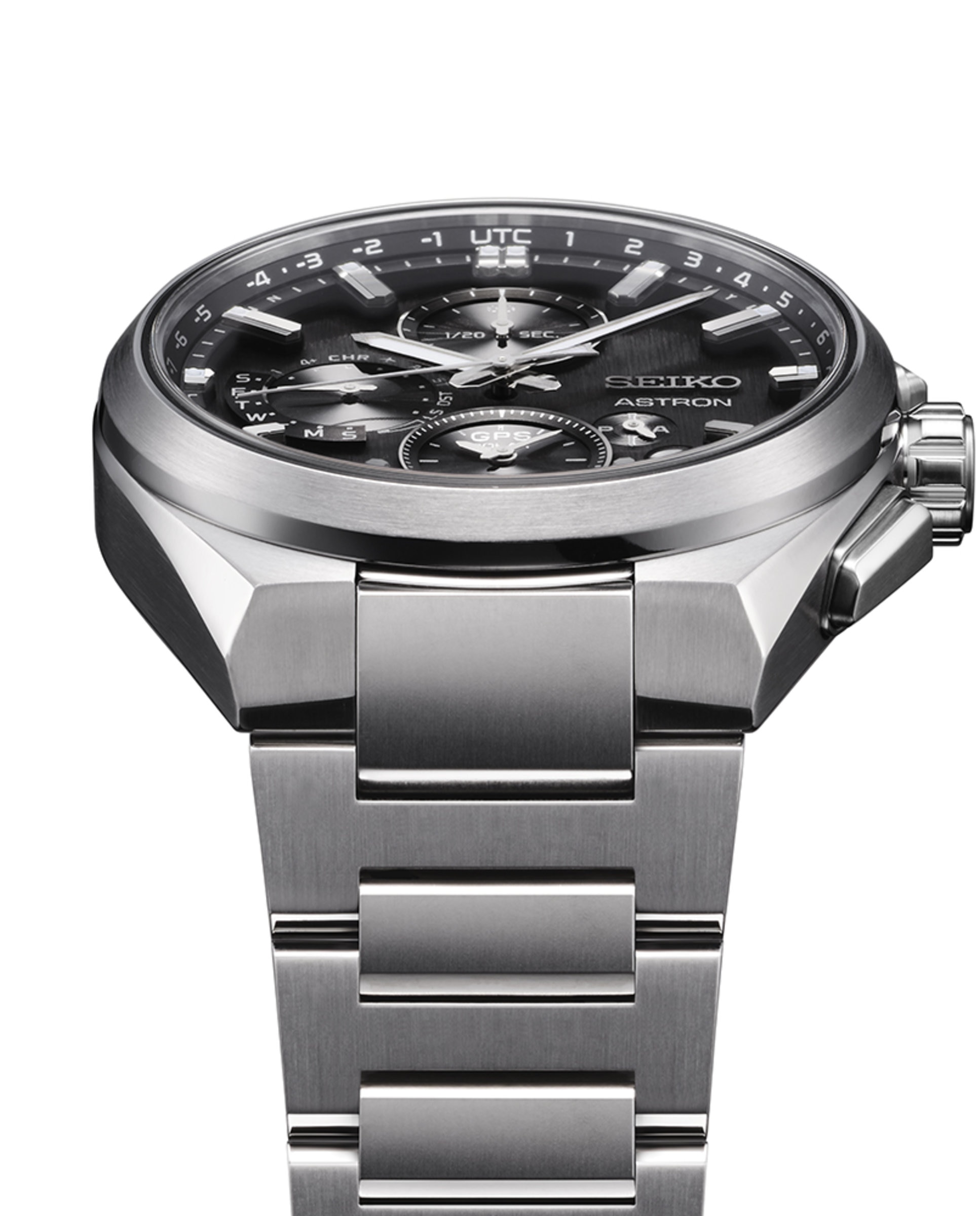 Reloj de hombre astron ssh163j1 de titanio y correa plateada - Seiko - Plata Plata-4