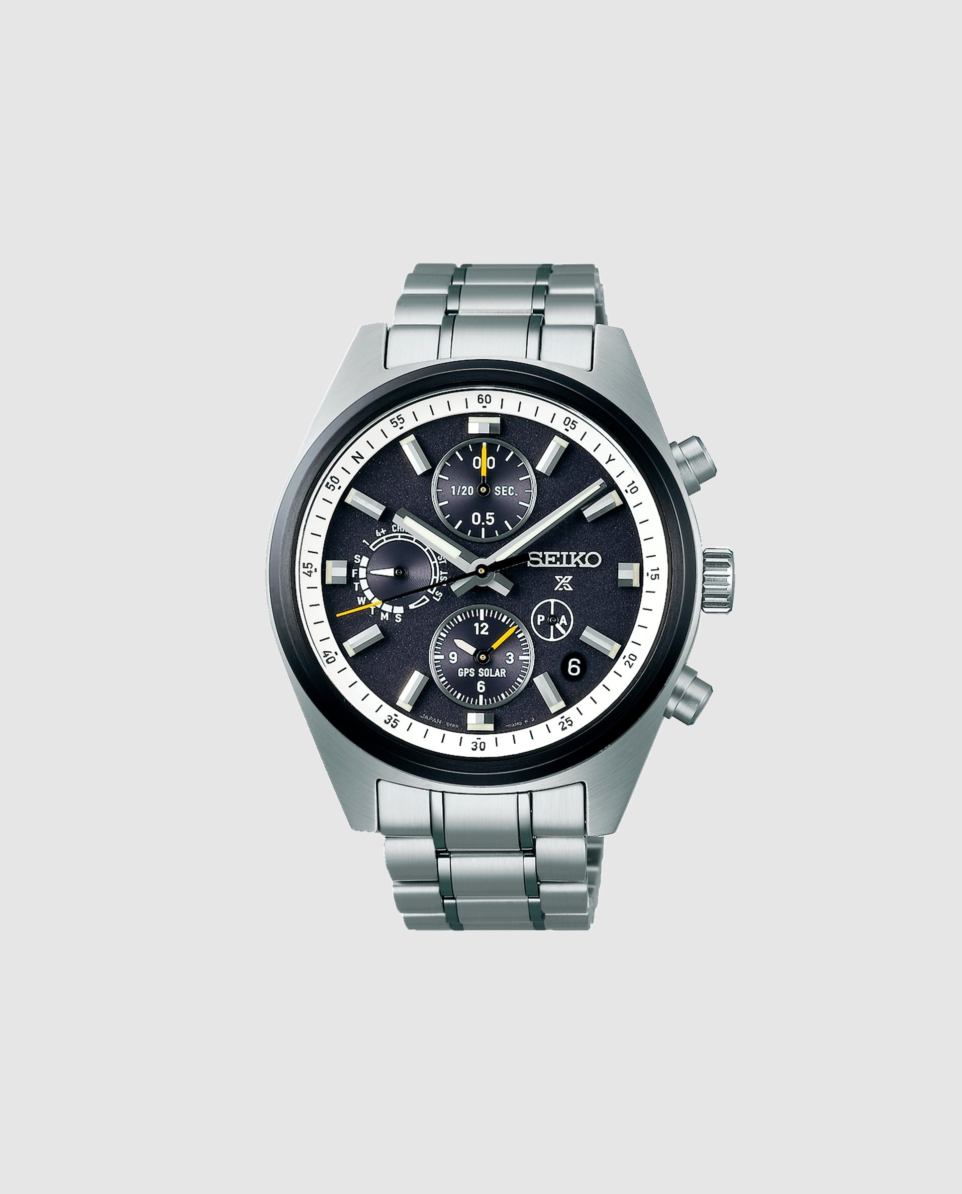 Imagen 1 de Reloj de hombre prospex ssh167j1 de acero y correa plateada Plata