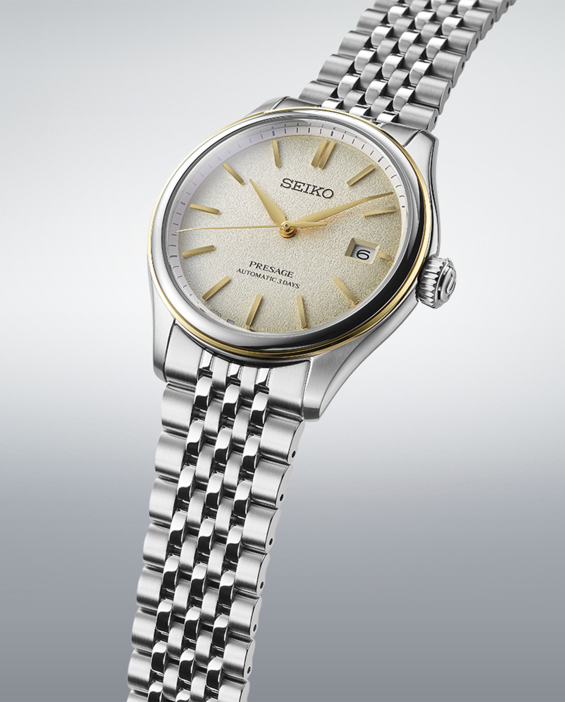Reloj de hombre presage spb478j1 automático de acero y correa plateada - Seiko - Plata Plata-3