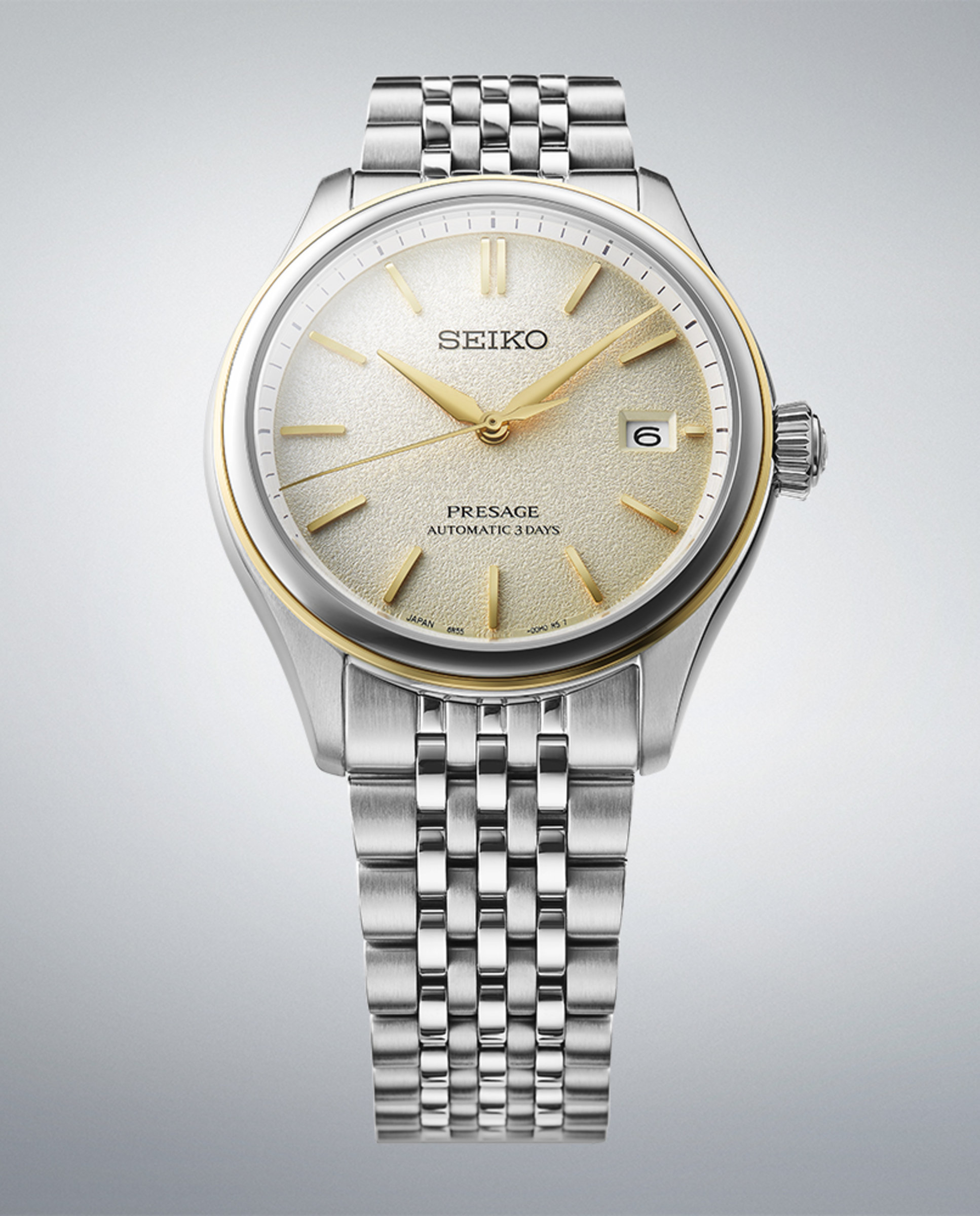 Reloj de hombre presage spb478j1 automático de acero y correa plateada - Seiko - Plata Plata-4