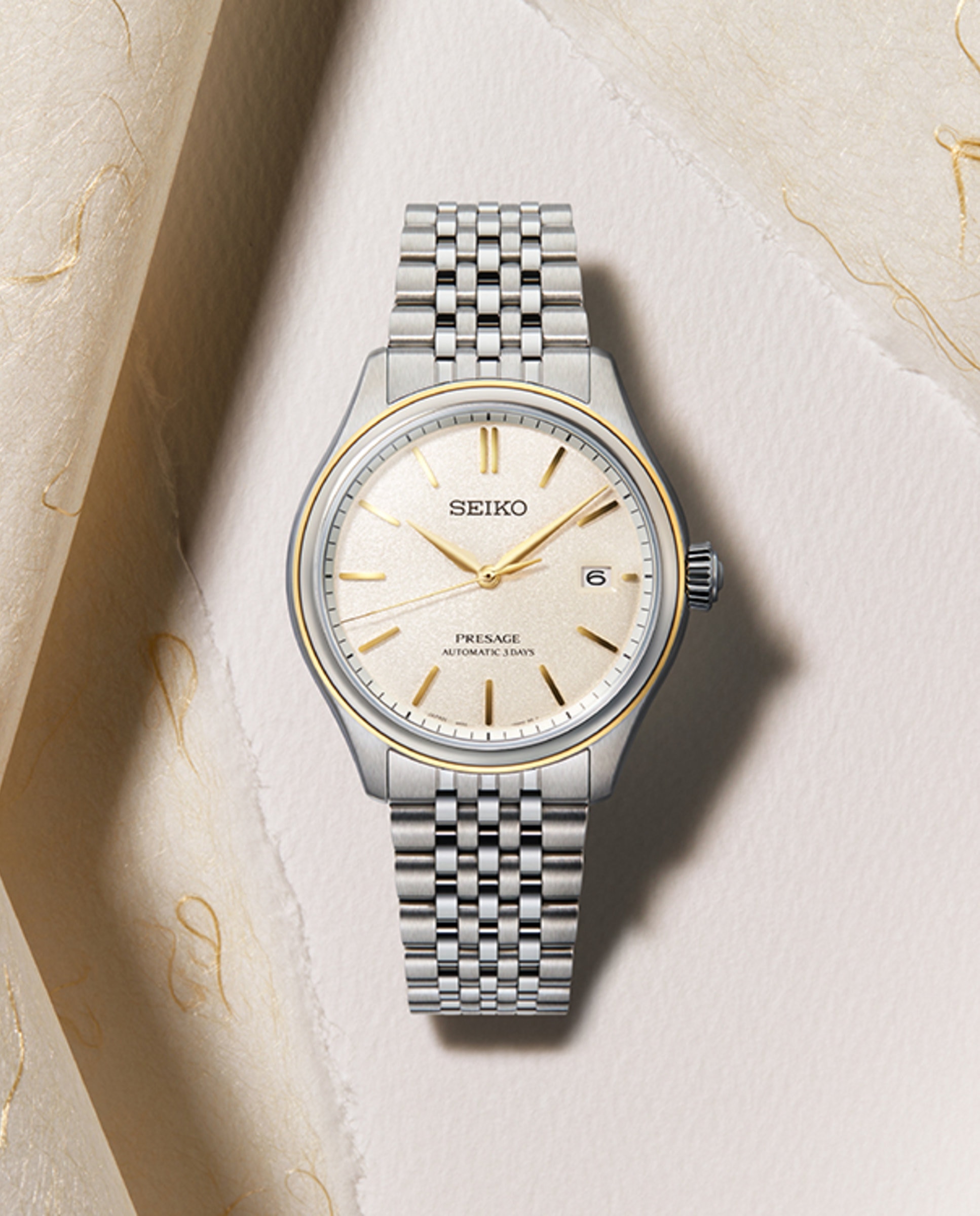 Reloj de hombre presage spb478j1 automático de acero y correa plateada - Seiko - Plata Plata-5