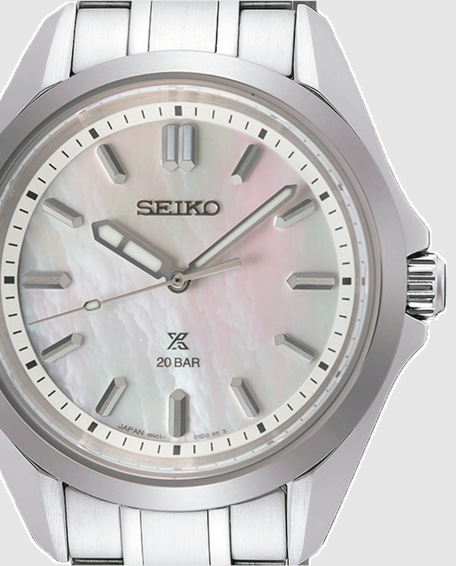 Reloj de mujer prospex sur605j1 de acero y correa plateada - Seiko - Plata Plata-2