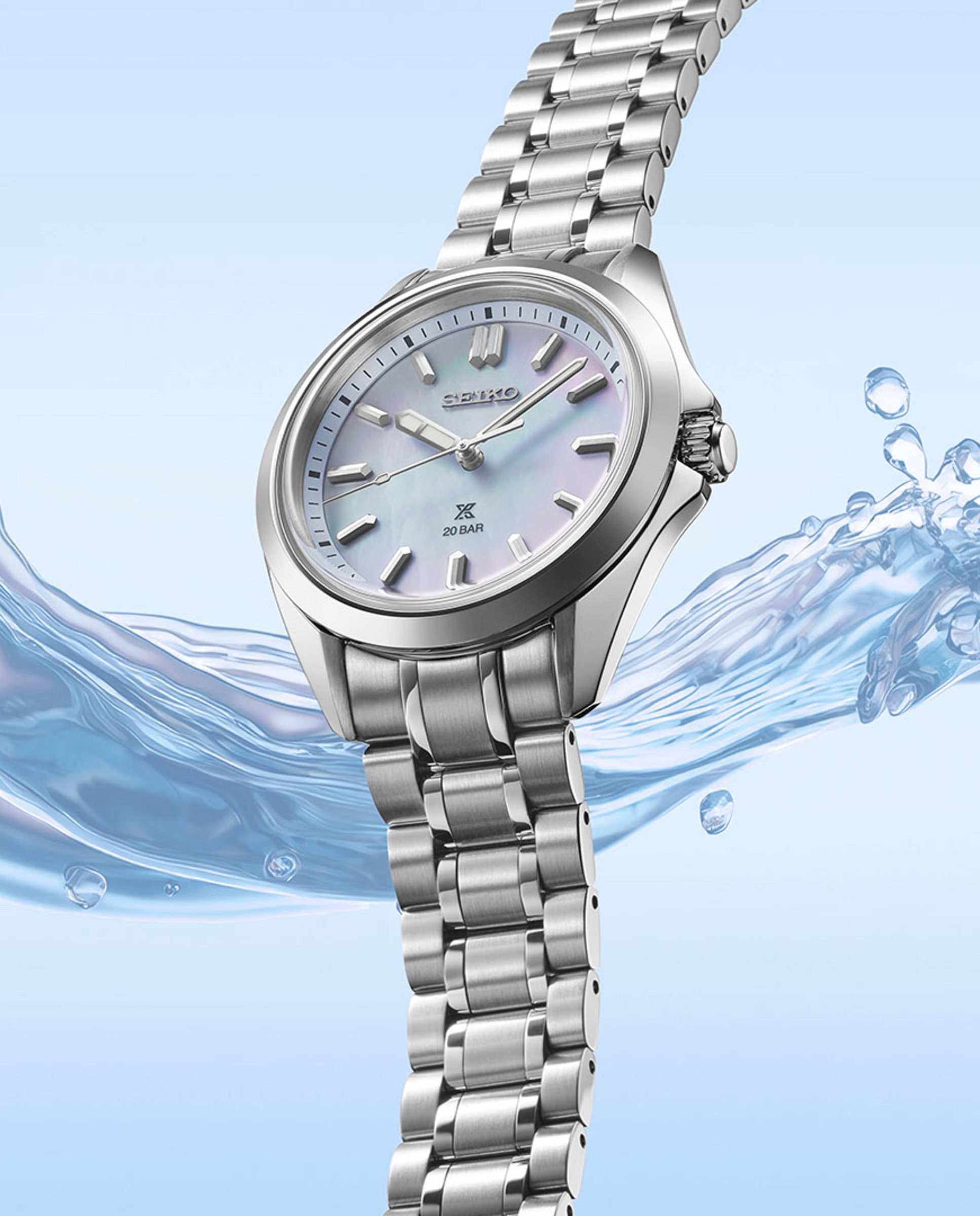 Reloj de mujer prospex sur607j1 de acero y correa plateada - Seiko - Plata Plata-3