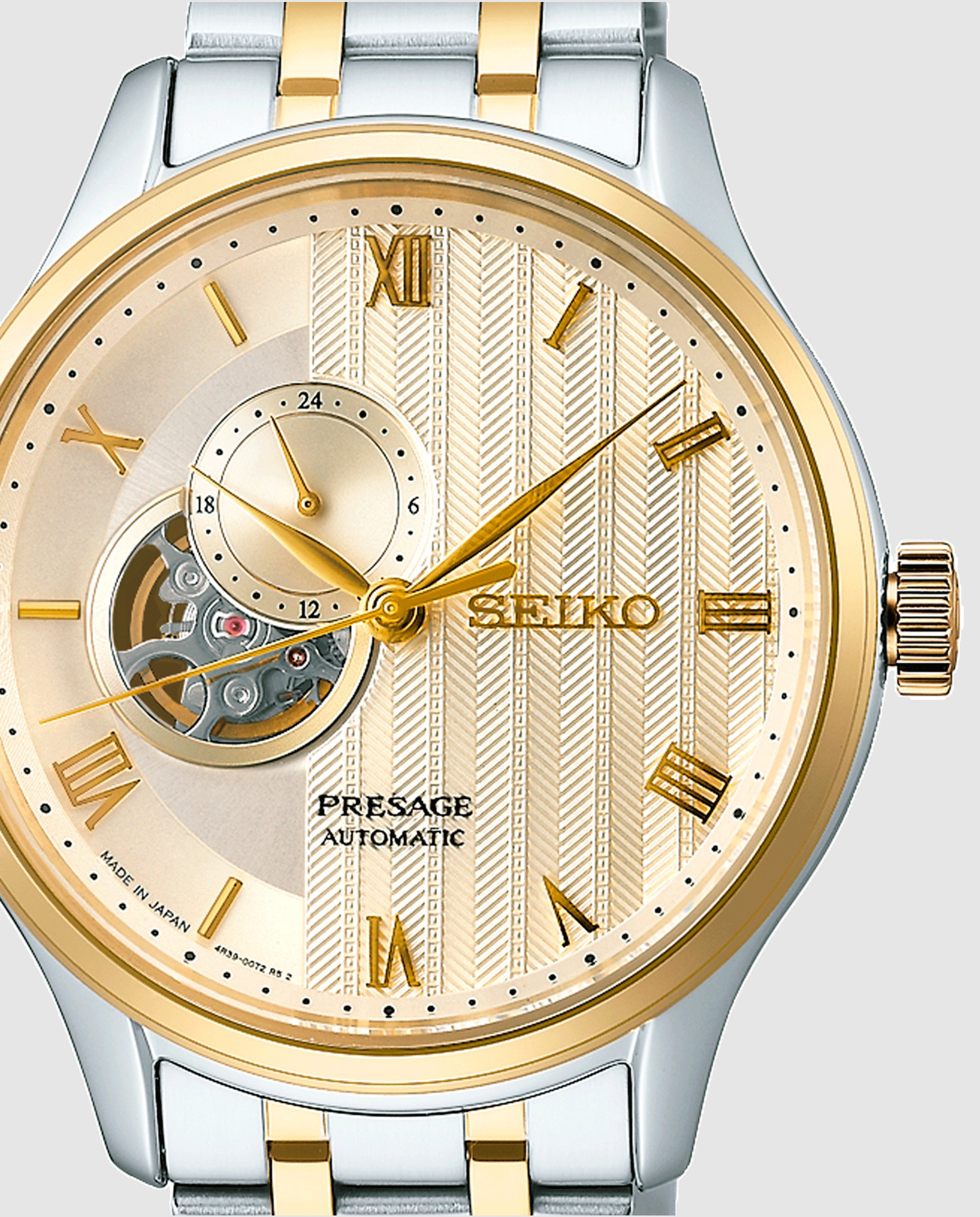 Imagen 2 de Reloj de hombre presage ssa464j1 automático de acero y correa plateada - Seiko - Plata Plata
