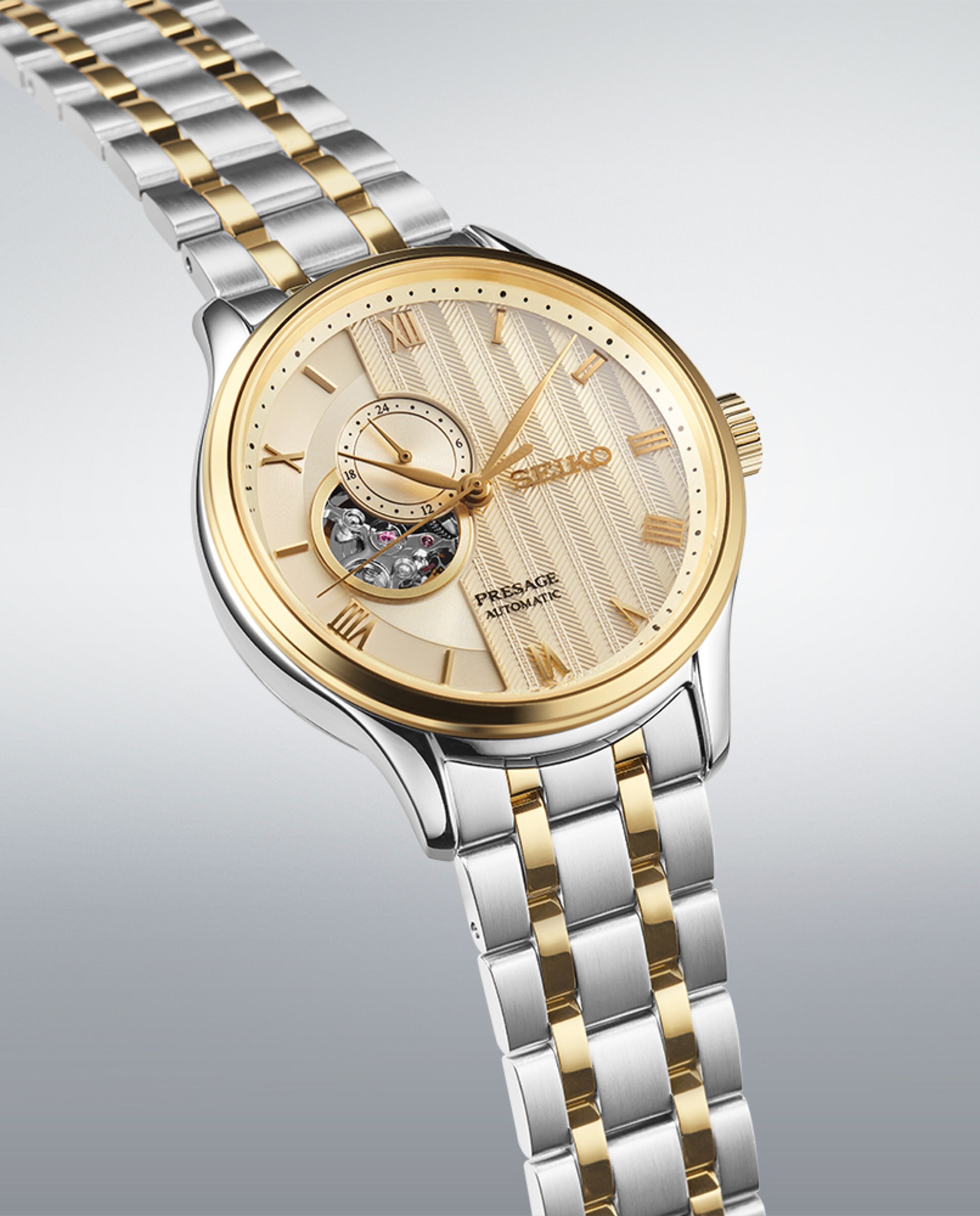 Imagen 3 de Reloj de hombre presage ssa464j1 automático de acero y correa plateada - Seiko - Plata Plata