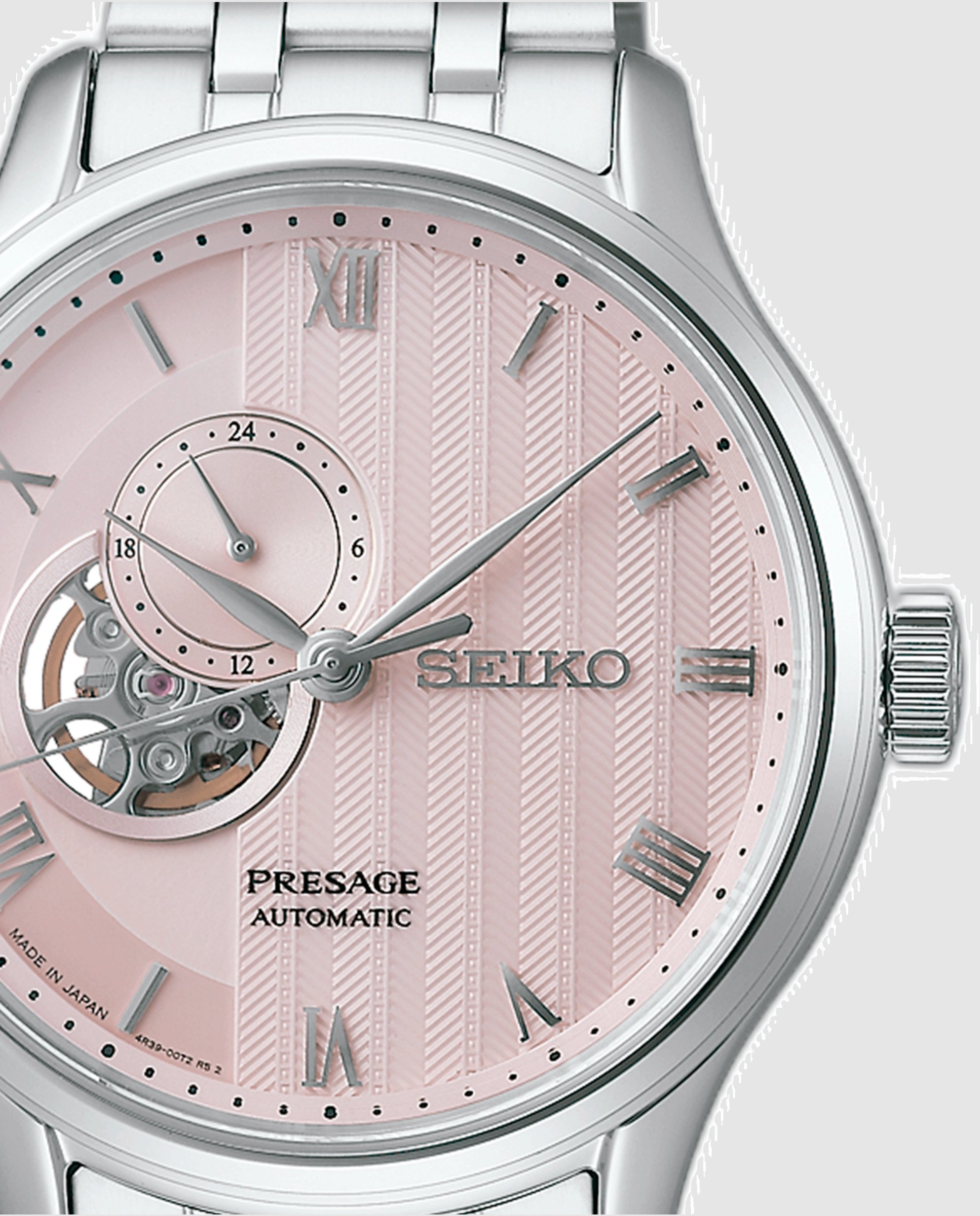 Reloj de hombre presage ssa465j1 automático de acero y correa plateada - Seiko - Plata Plata-2