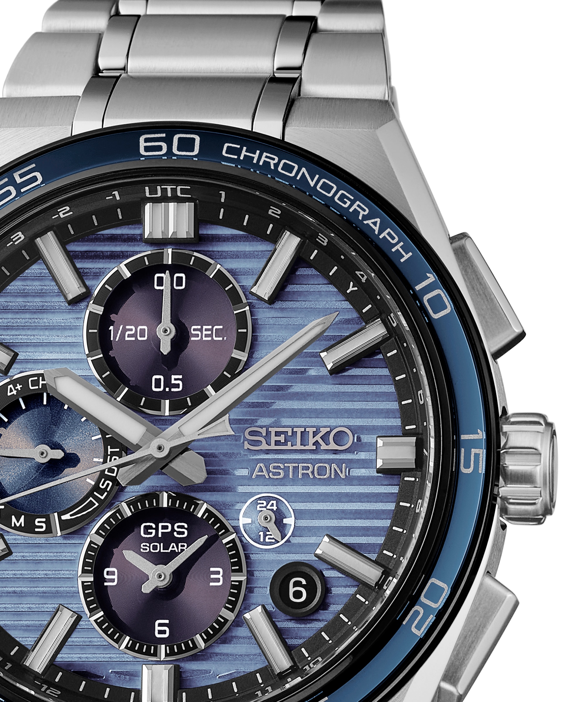 Reloj de hombre astron ssh175j1 de titanio y correa plateada - Seiko - Plata Plata-2