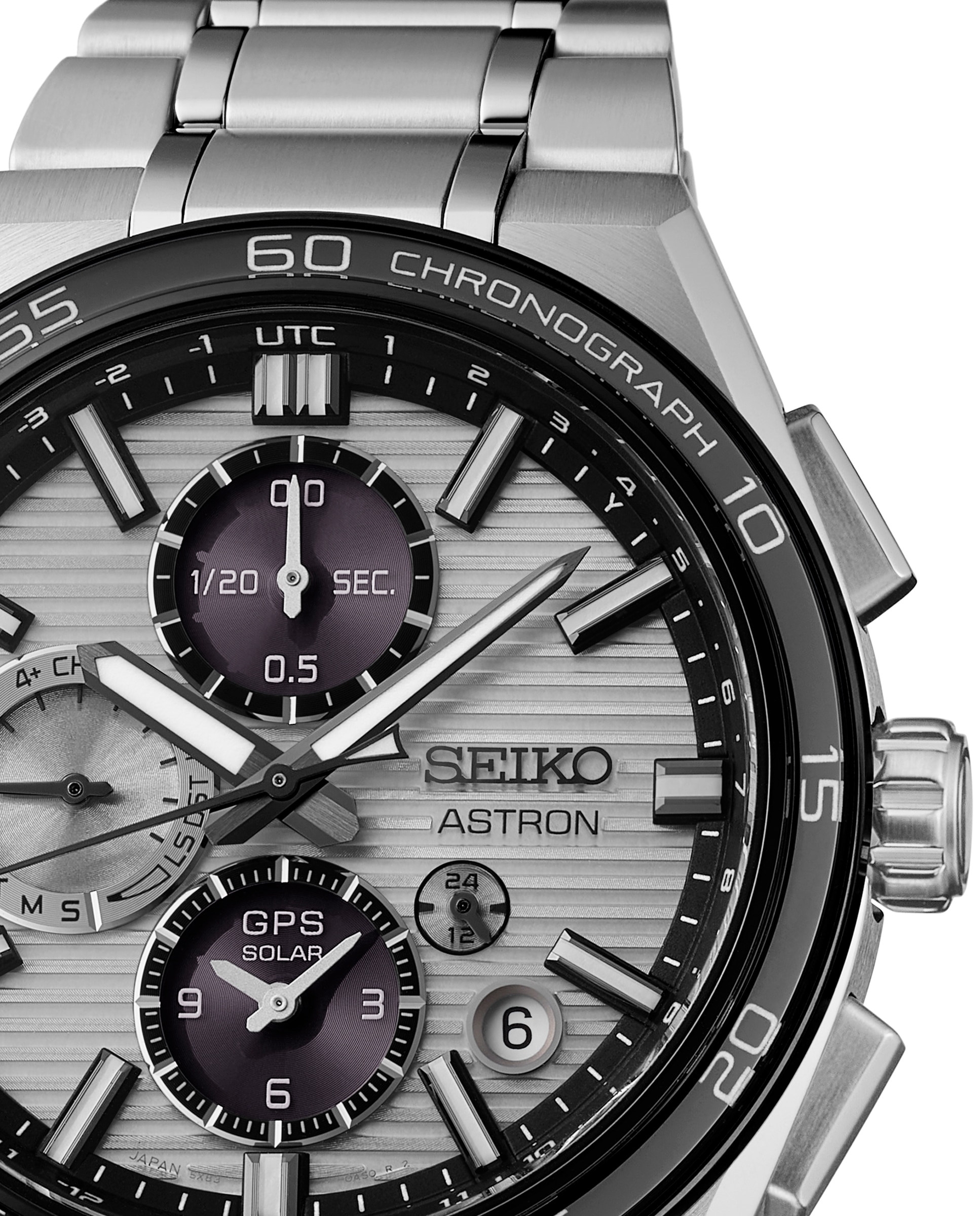 Reloj de hombre astron ssh177j1 de titanio y correa plateada - Seiko - Plata Plata-2