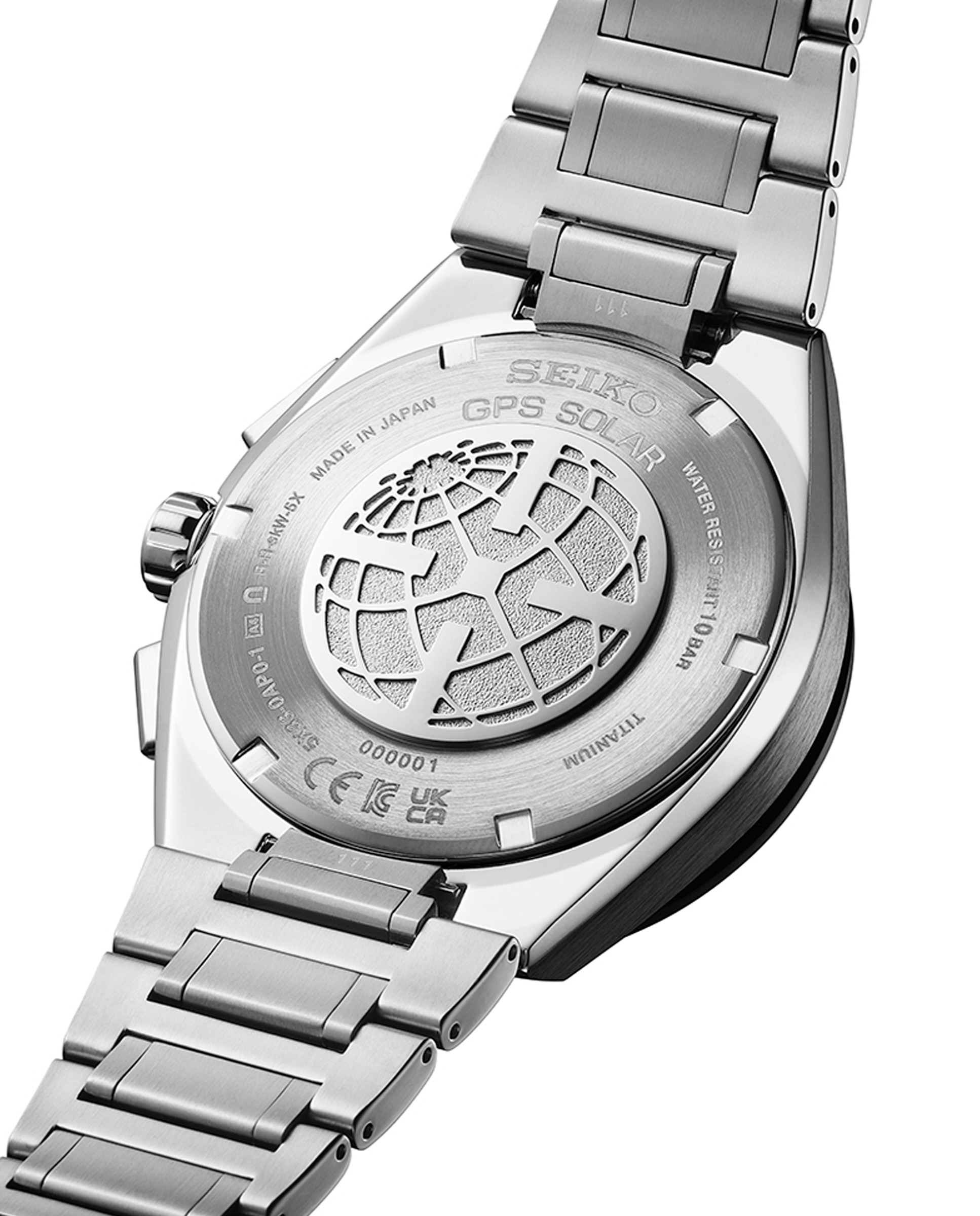 Reloj de hombre astron ssh177j1 de titanio y correa plateada - Seiko - Plata Plata-4