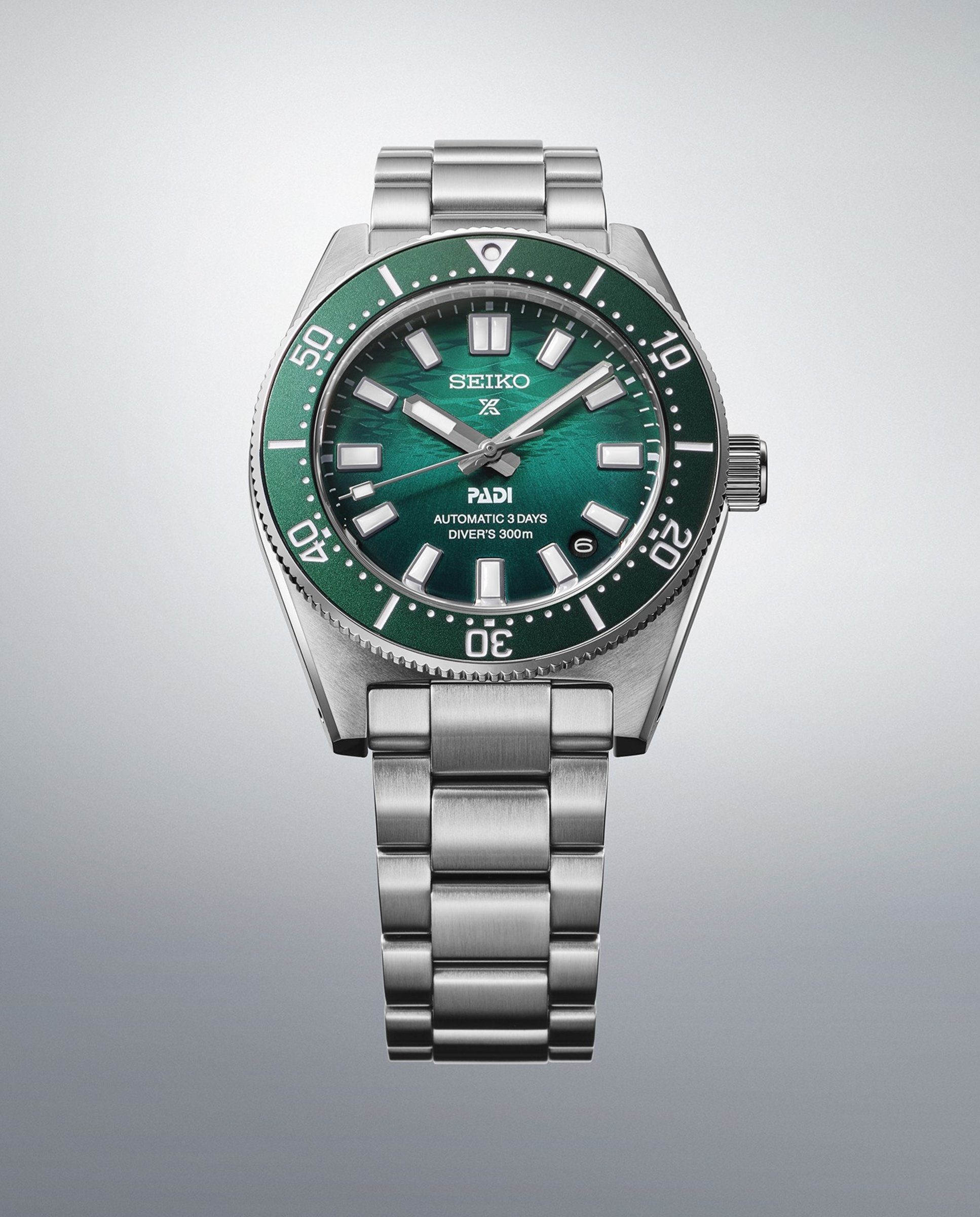 Imagen 0 de Reloj de hombre prospex spb501j1 automático de acero y correa plateada Plata