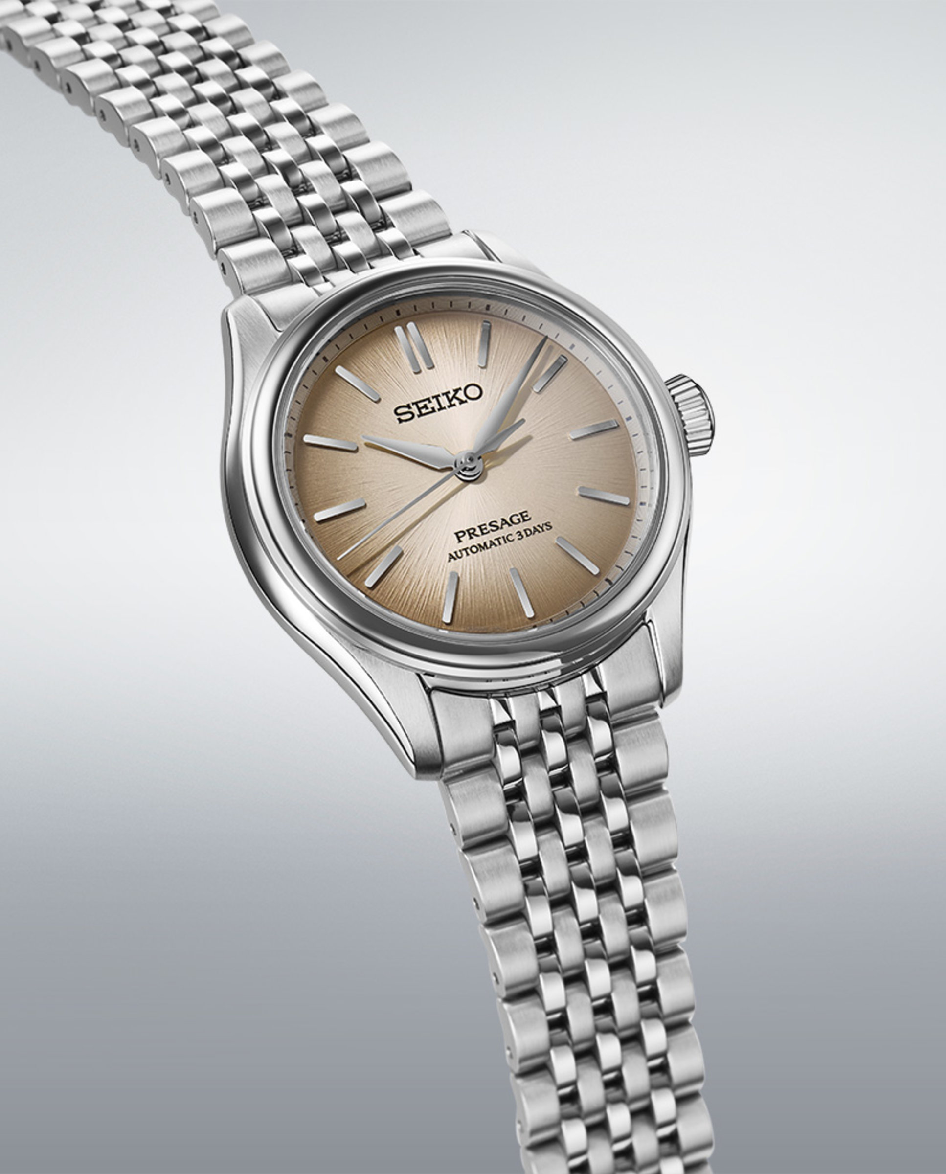 Reloj unisex presage spb523j1 automático de acero y correa plateada - Seiko - Plata Plata-3