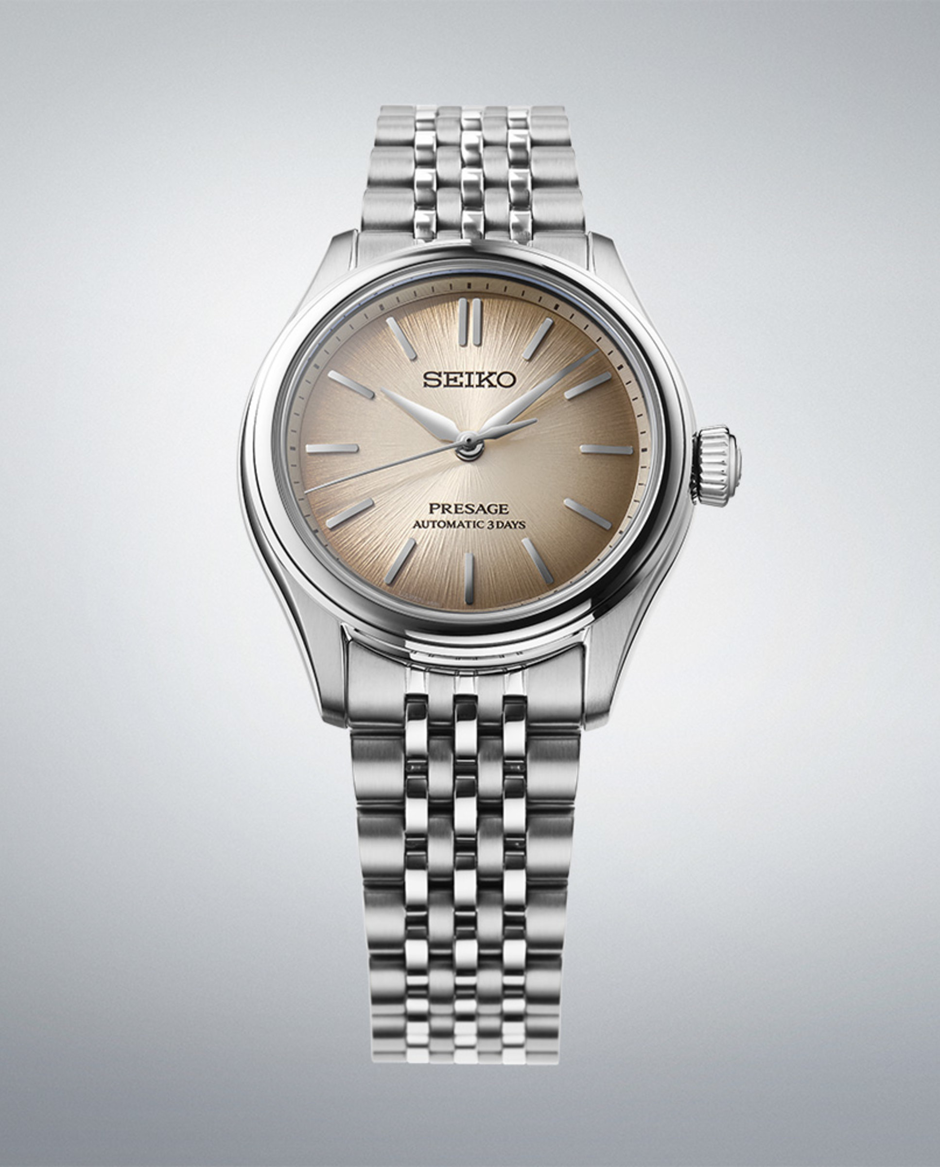 Reloj unisex presage spb523j1 automático de acero y correa plateada - Seiko - Plata Plata-4