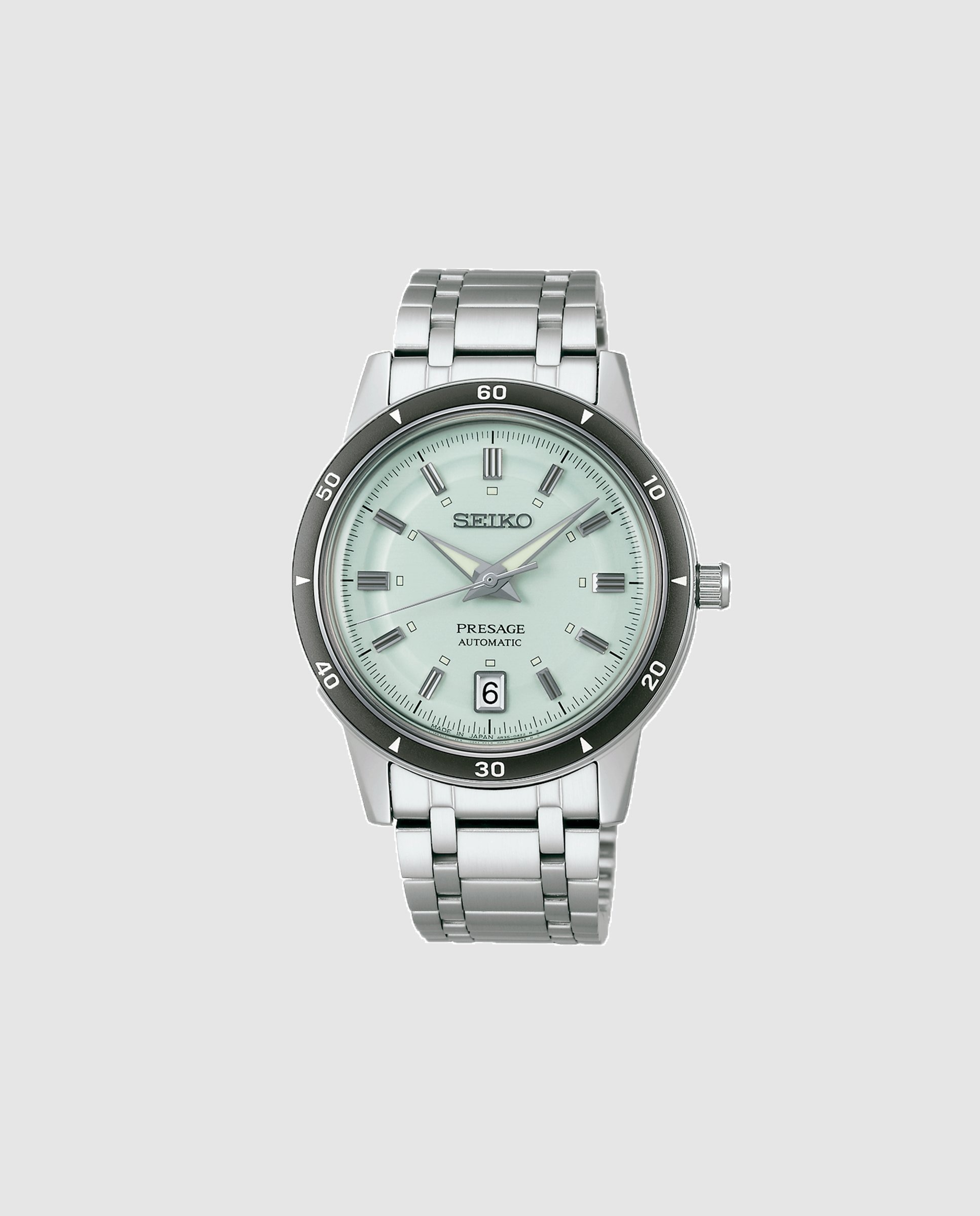 Imagen 1 de Reloj de hombre presage srpl71j1 automático de acero y correa plateada Plata