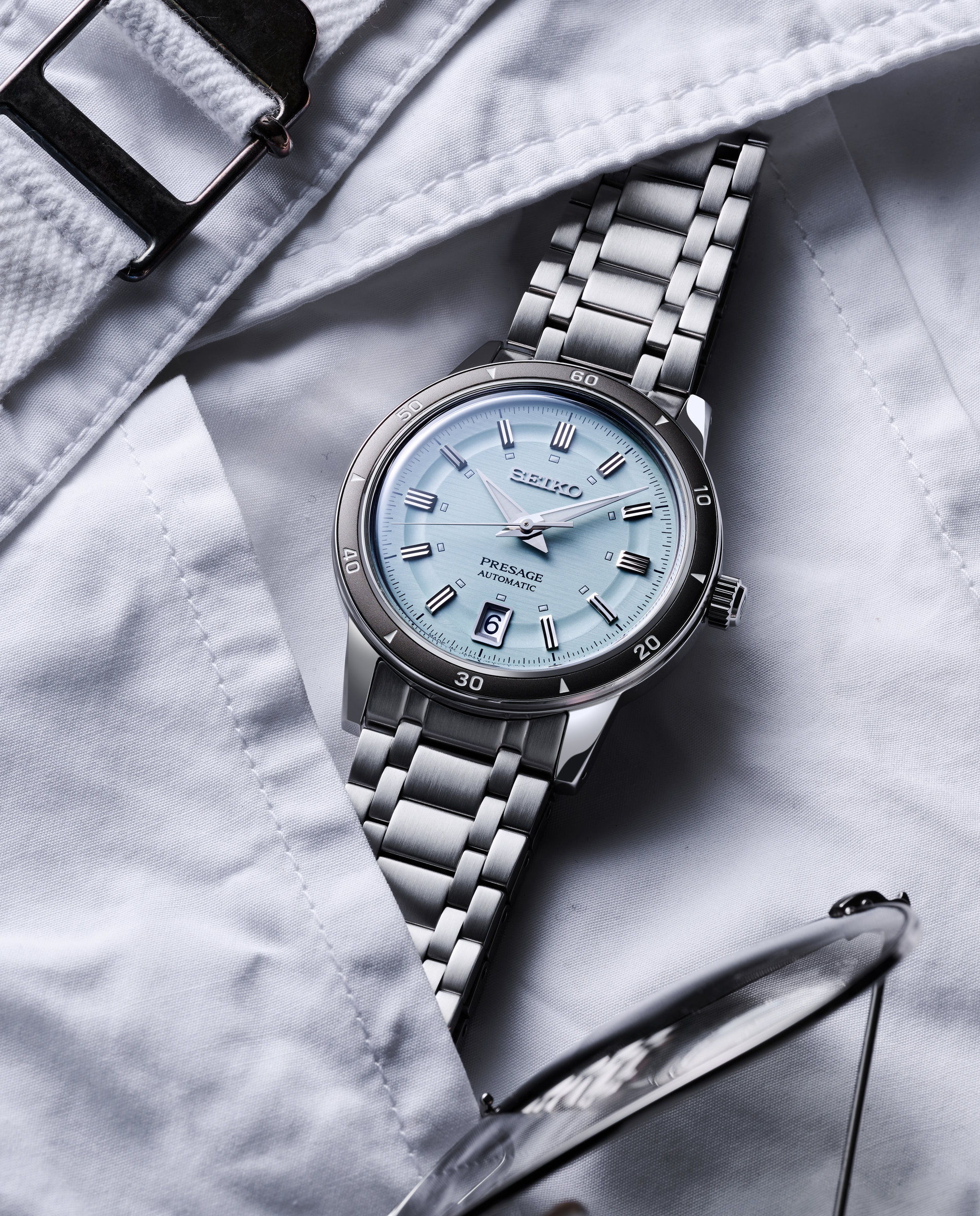Imagen 5 de Reloj de hombre presage srpl71j1 automático de acero y correa plateada - Seiko - Plata Plata