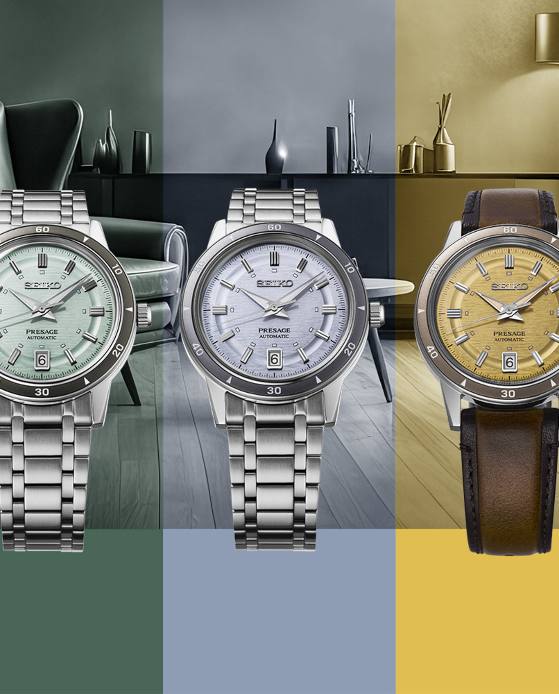 Imagen 6 de Reloj de hombre presage srpl71j1 automático de acero y correa plateada - Seiko - Plata Plata