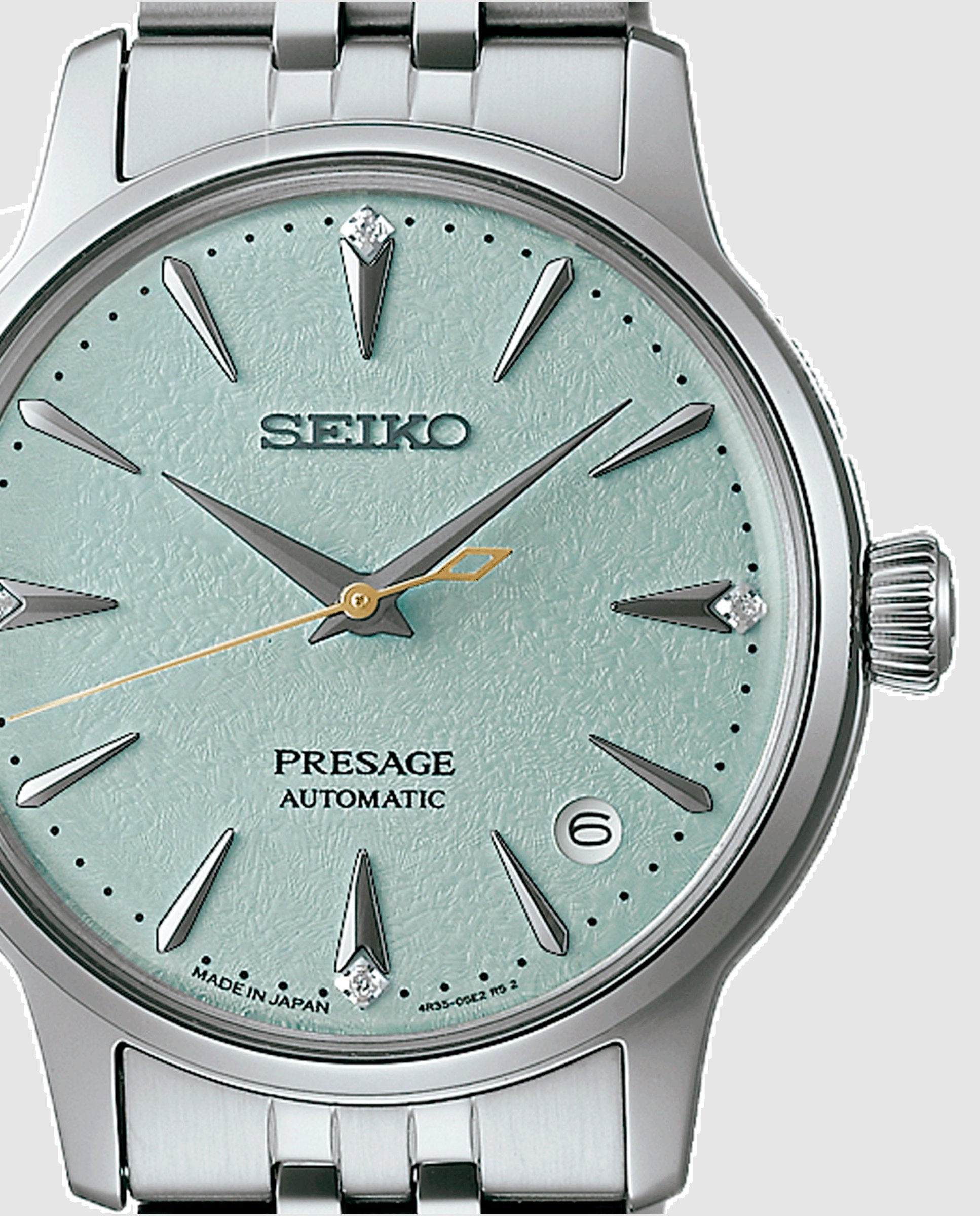 Reloj de mujer presage srpl63j1 automático de acero y correa plateada - Seiko - Plata Plata-2