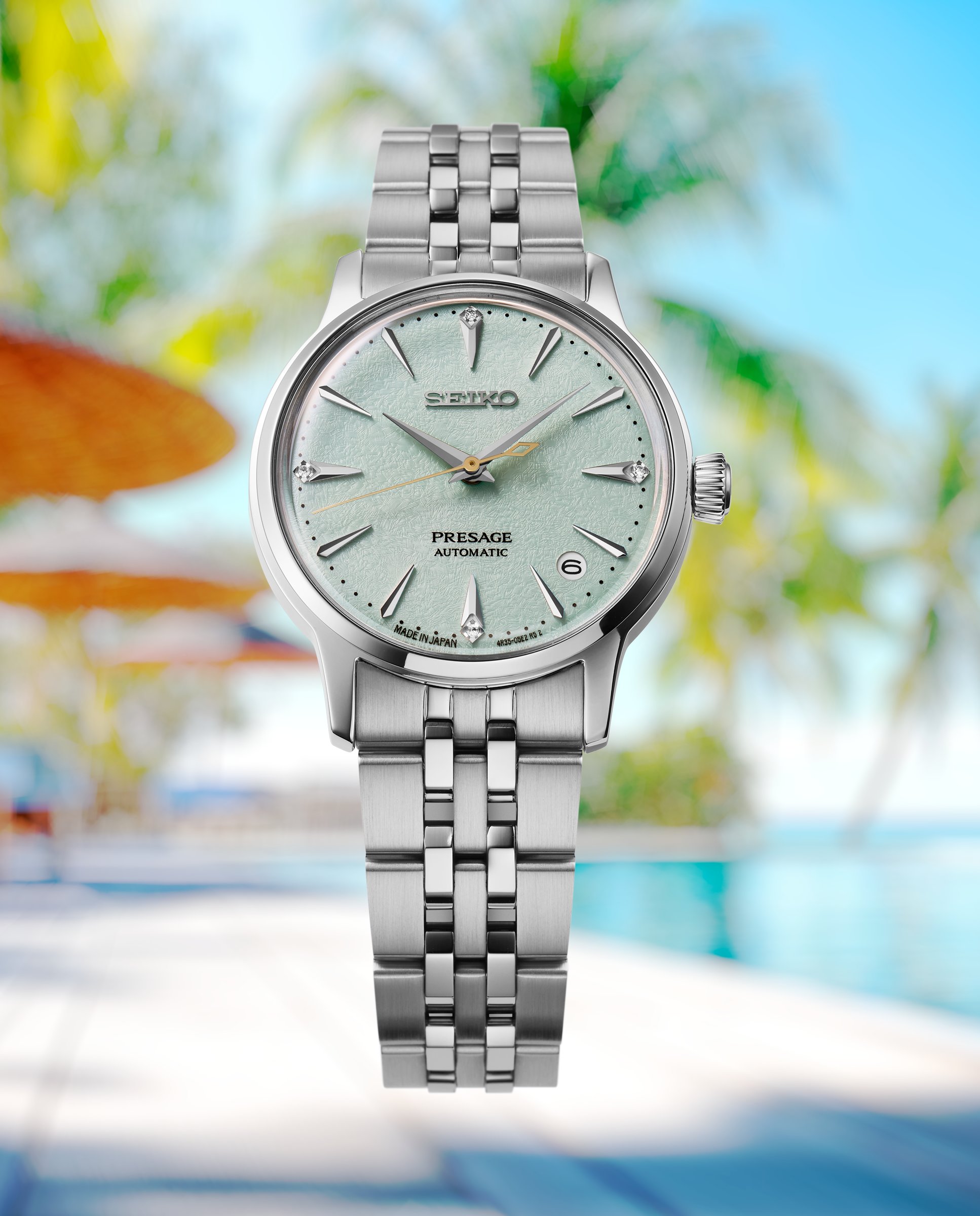 Reloj de mujer presage srpl63j1 automático de acero y correa plateada - Seiko - Plata Plata-4