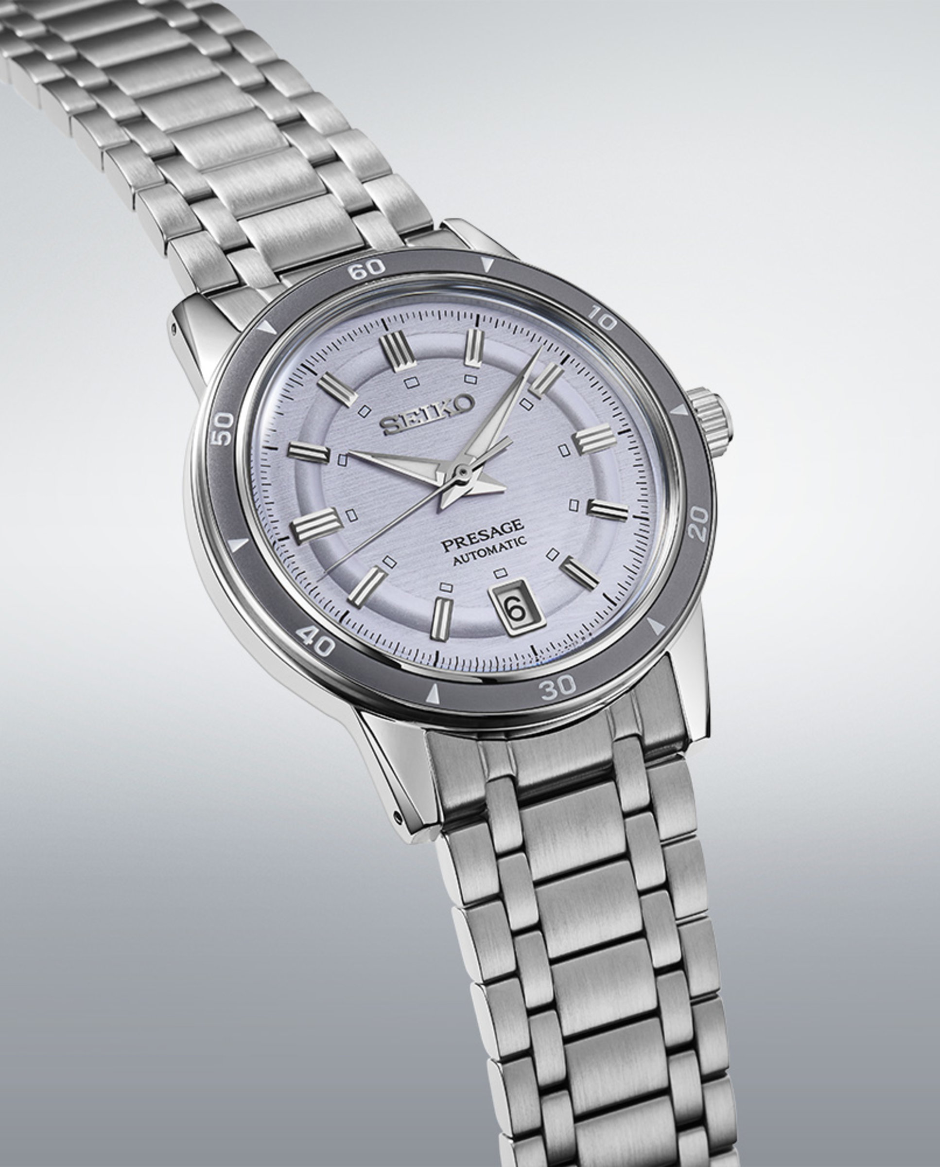 Imagen 3 de Reloj de hombre presage srpl73j1 automático de acero y correa plateada - Seiko - Plata Plata