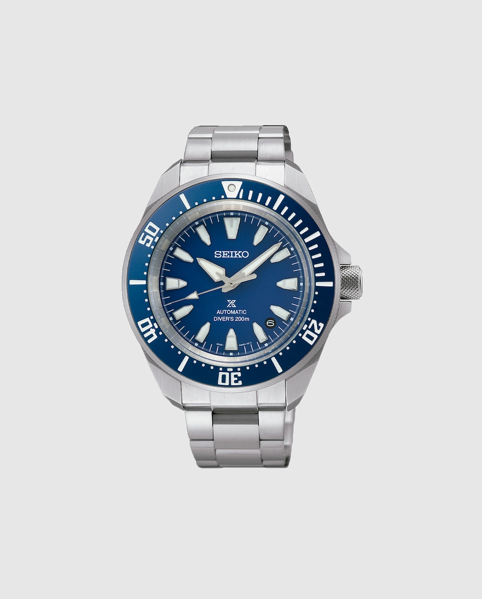 Reloj de hombre Prospex SRPL51K1 automático de acero y correa plateada Plata-1