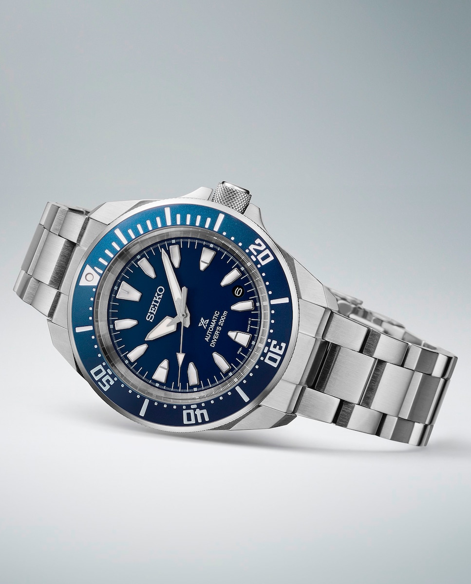 Reloj de hombre Prospex SRPL51K1 automático de acero y correa plateada Plata-4