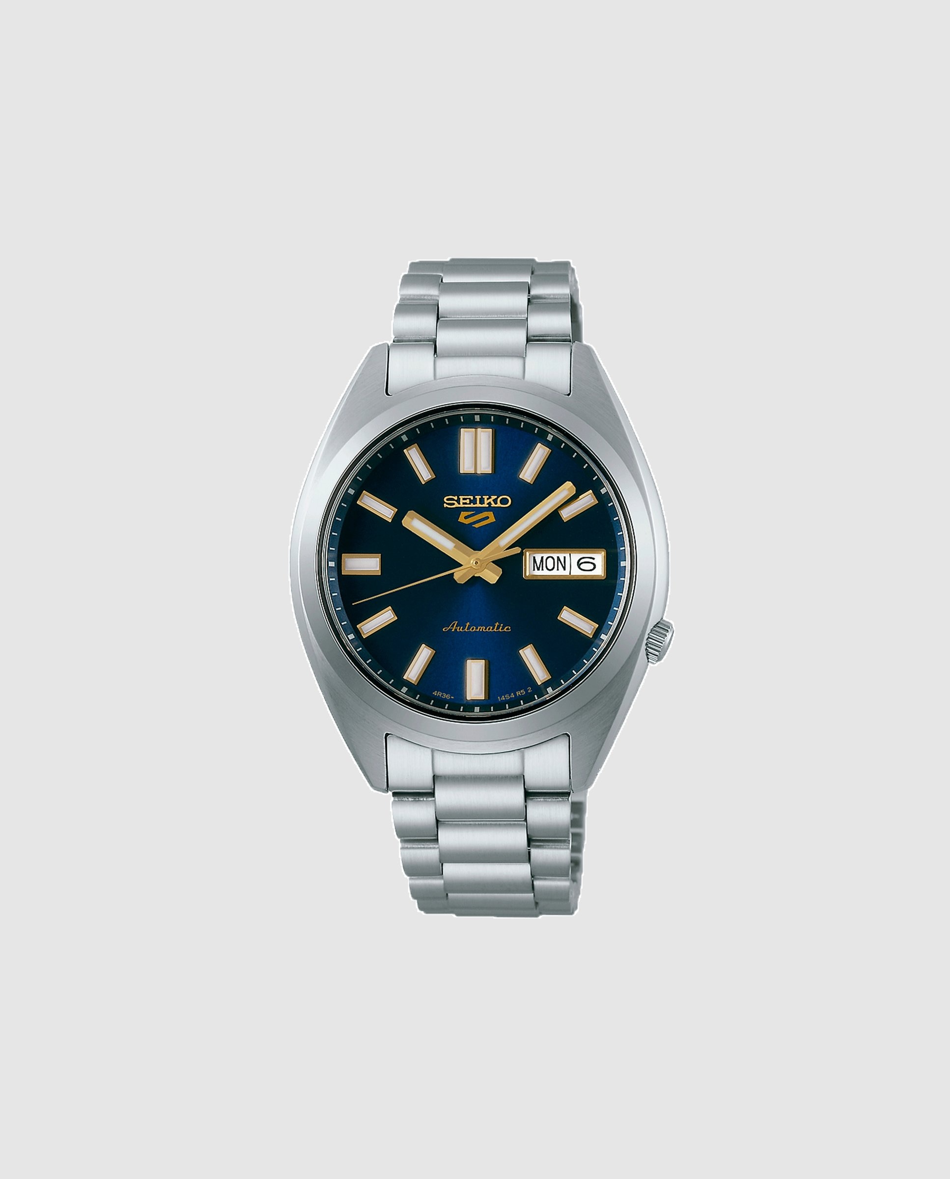 Imagen 0 de Reloj de hombre 5 sports srpl55k1 automático de acero y correa plateada Plata