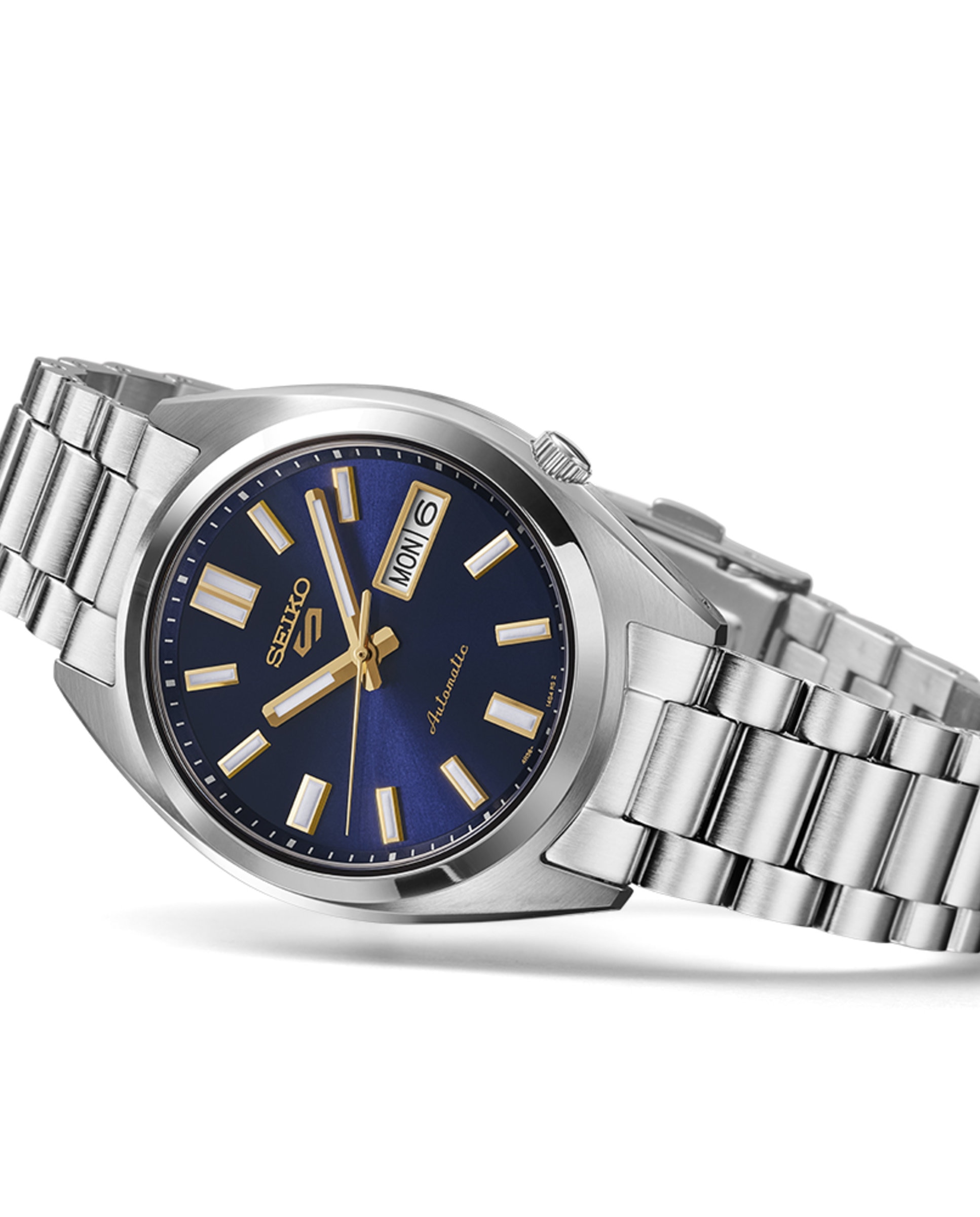 Reloj de hombre 5 sports srpl55k1 automático de acero y correa plateada - Seiko - Plata Plata-4