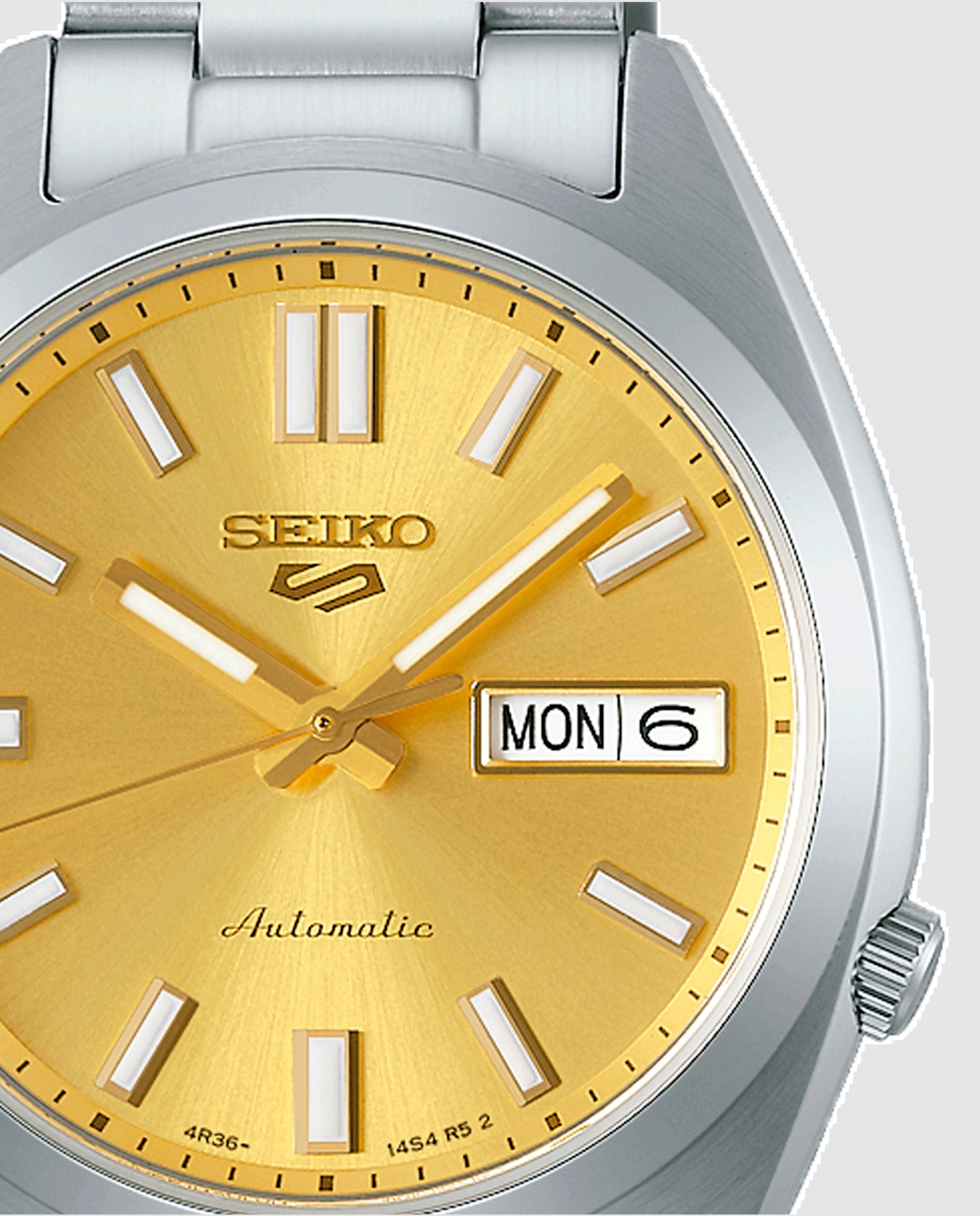 Reloj de hombre 5 sports srpl59k1 automático de acero y correa plateada - Seiko - Plata Plata-2