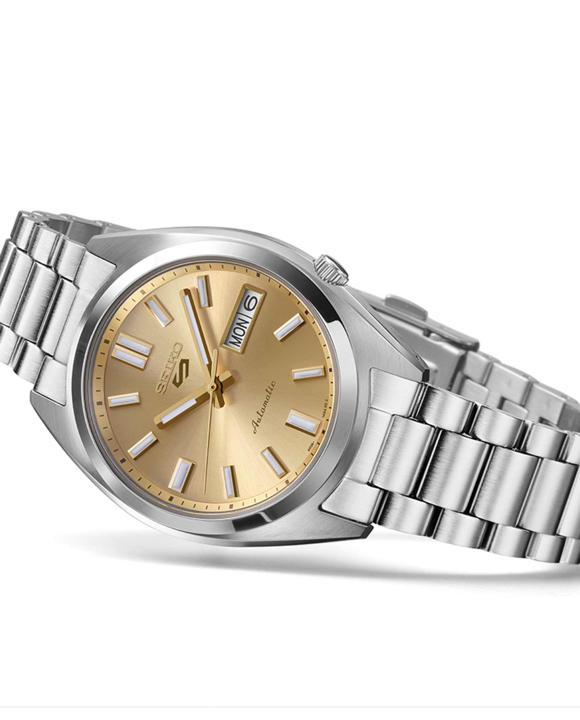 Reloj de hombre 5 sports srpl59k1 automático de acero y correa plateada - Seiko - Plata Plata-4