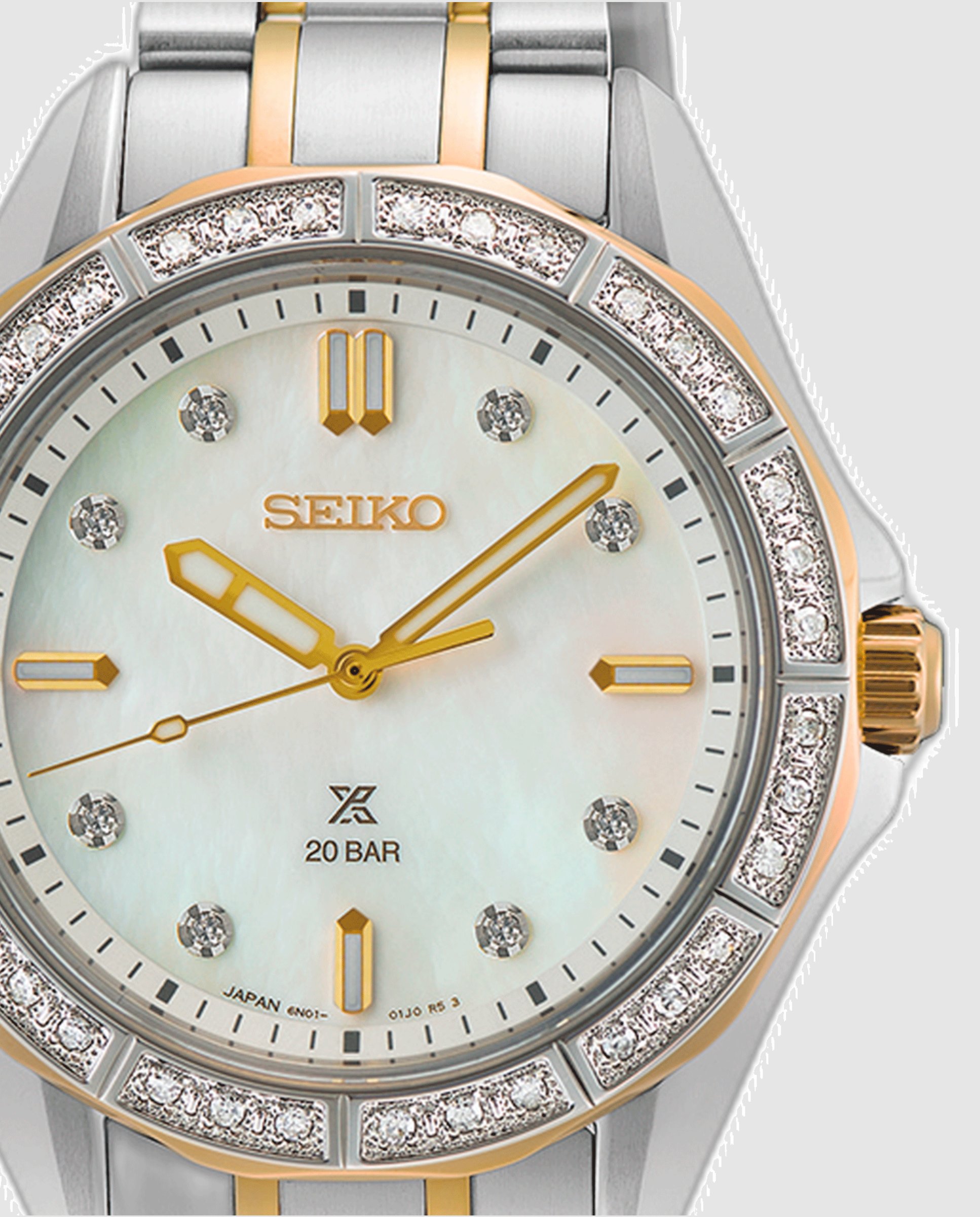 Imagen 2 de Reloj de mujer prospex sur622j1 de acero y correa plateada - Seiko - Plata Plata
