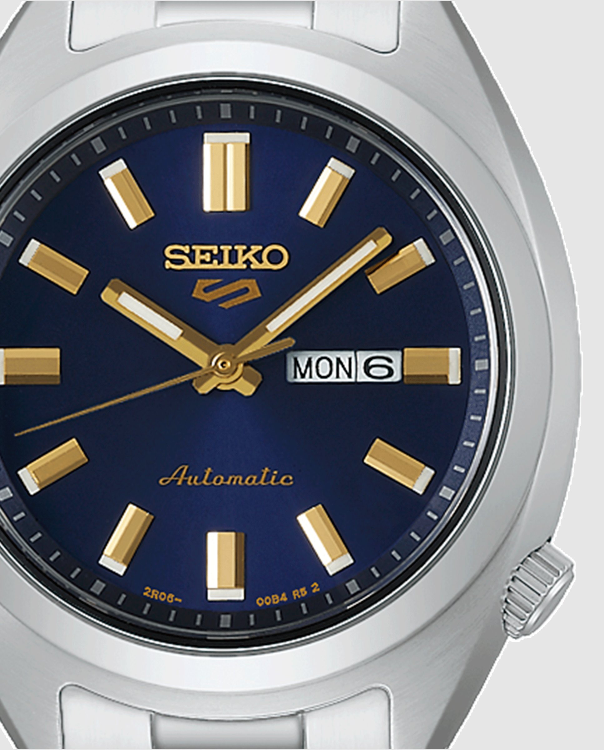Reloj de mujer 5 sports sre021k1 automático de acero y correa plateada - Seiko - Plata Plata-2