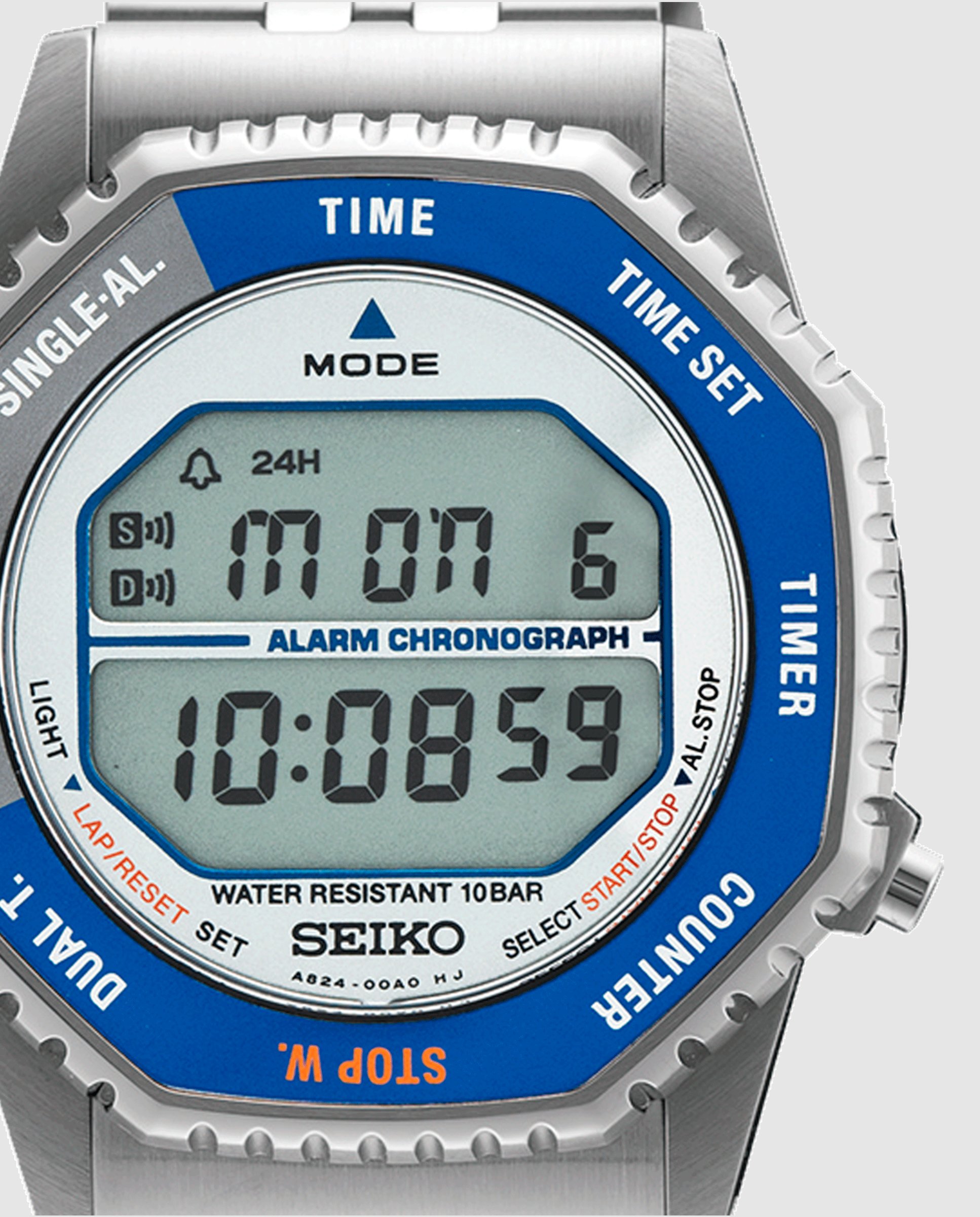 Reloj de hombre neo sports smgg21p1 de acero y correa plateada - Seiko - Plata Plata-2